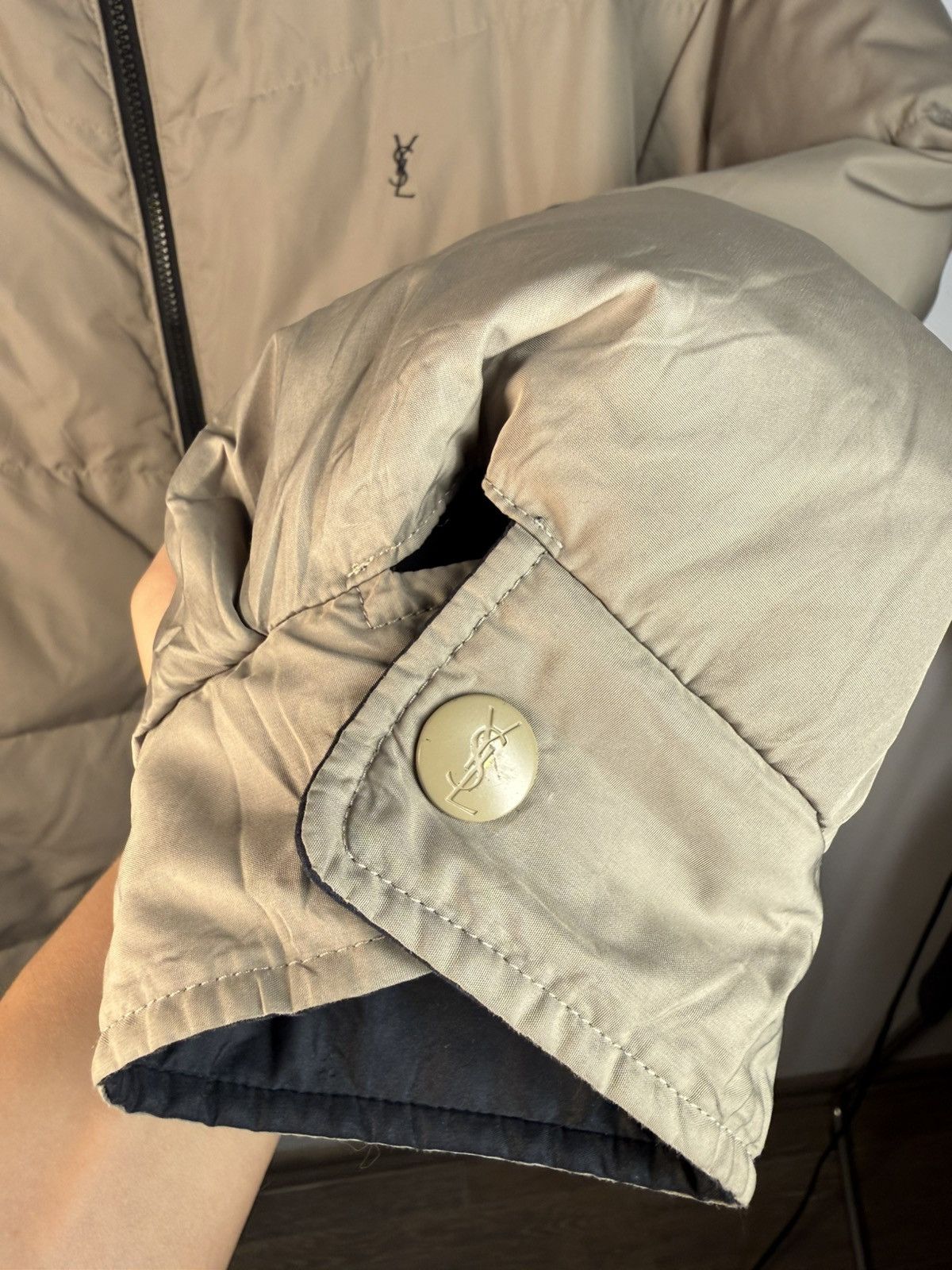 Yves Saint Laurent 2Side Puffer YSL Down Jacket Winter Beige/Black Bomber Zip Size US M / EU 48-50 / 2 - 6 Thumbnail