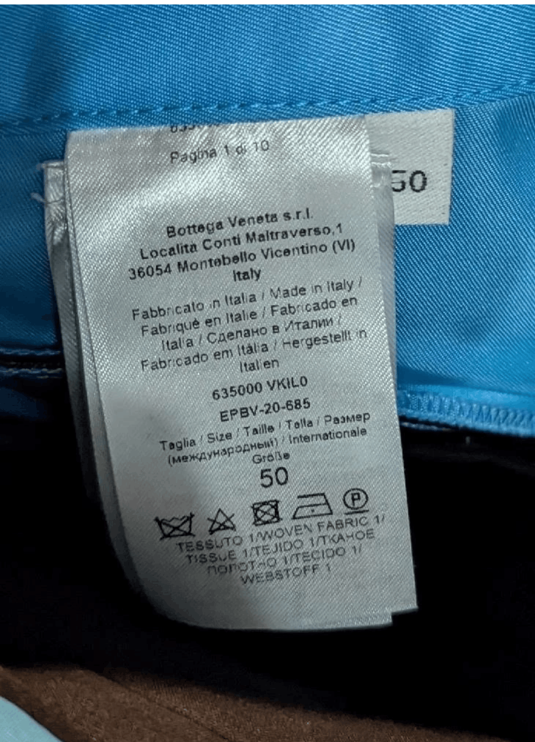 Bottega Veneta BOTTEGA VENETA Piped Track Pants Bright Blue 50 US 34 Size US 34 / EU 50 - 9 Thumbnail