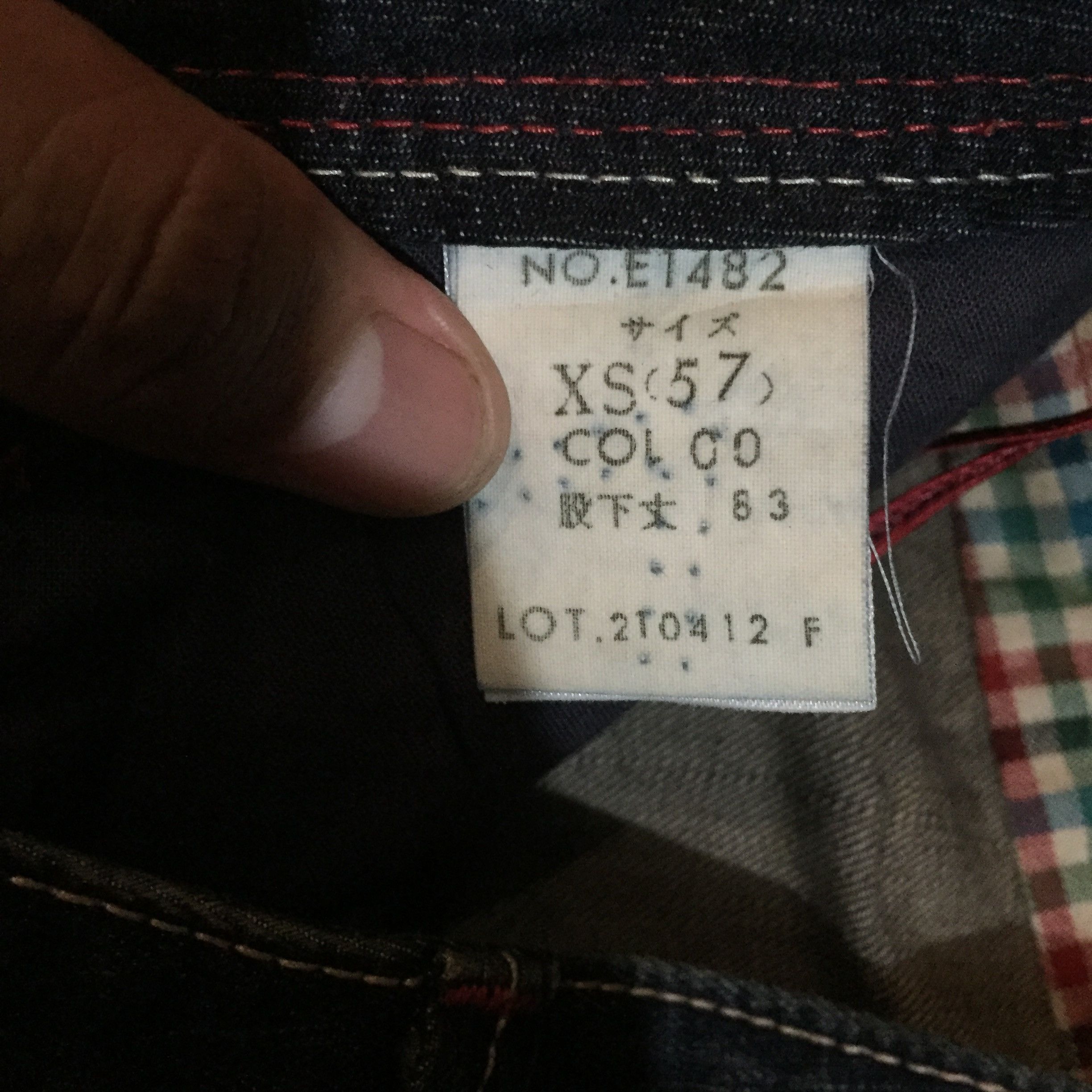 Japanese Brand Et LOT 210412 F Jeans Size US 30 / EU 46 - 8 Thumbnail