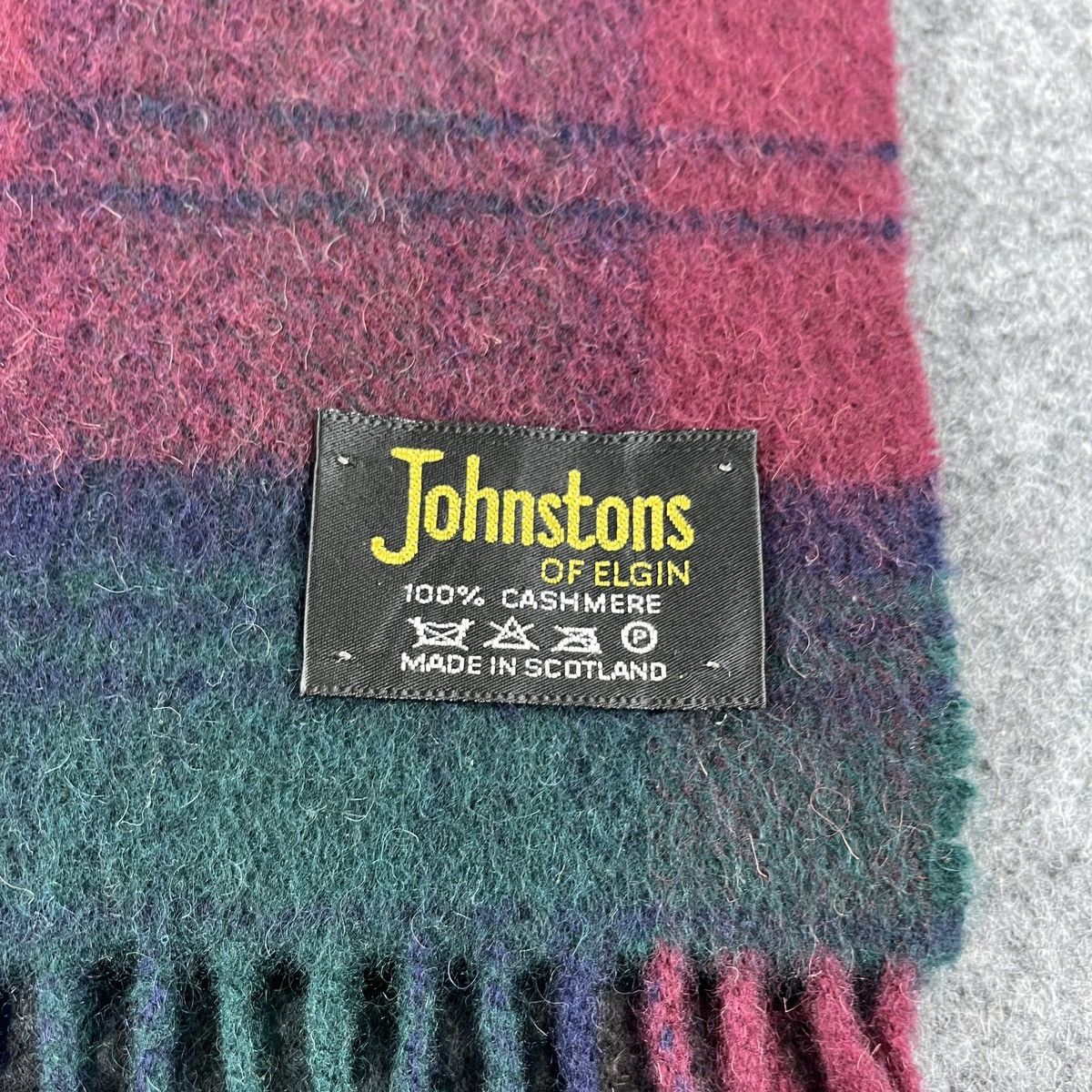 Johnstons Of Elgin × Vintage Johnstons Of Elgin Scarf / Muffler / Neckwear T1240 Size ONE SIZE - 11 Thumbnail