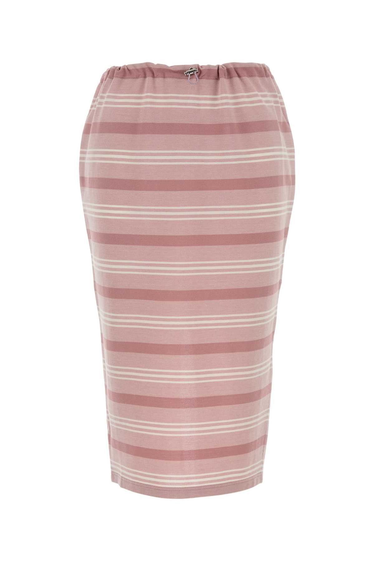 Prada Embroidered Piquet Skirt Size 27" / US 4 / IT 40 - 1 Thumbnail