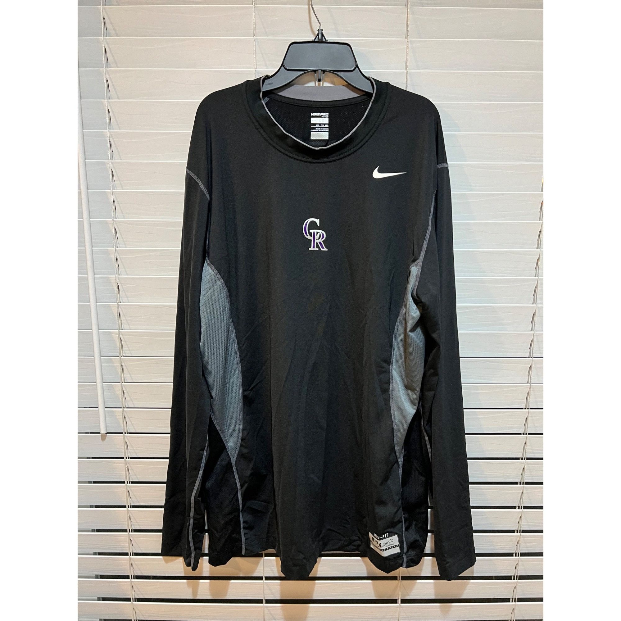 Nike Nike Pro Baseball Colorado Rockies Long Sleeve - Size XXL Size US XXL / EU 58 / 5 - 1 Thumbnail