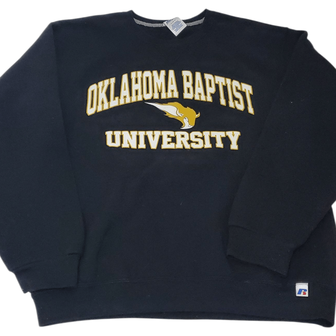 Vintage Y2K Oklahoma Baptist University Arc Logo Sweatshirt Size US L / EU 52-54 / 3 - 2 Thumbnail