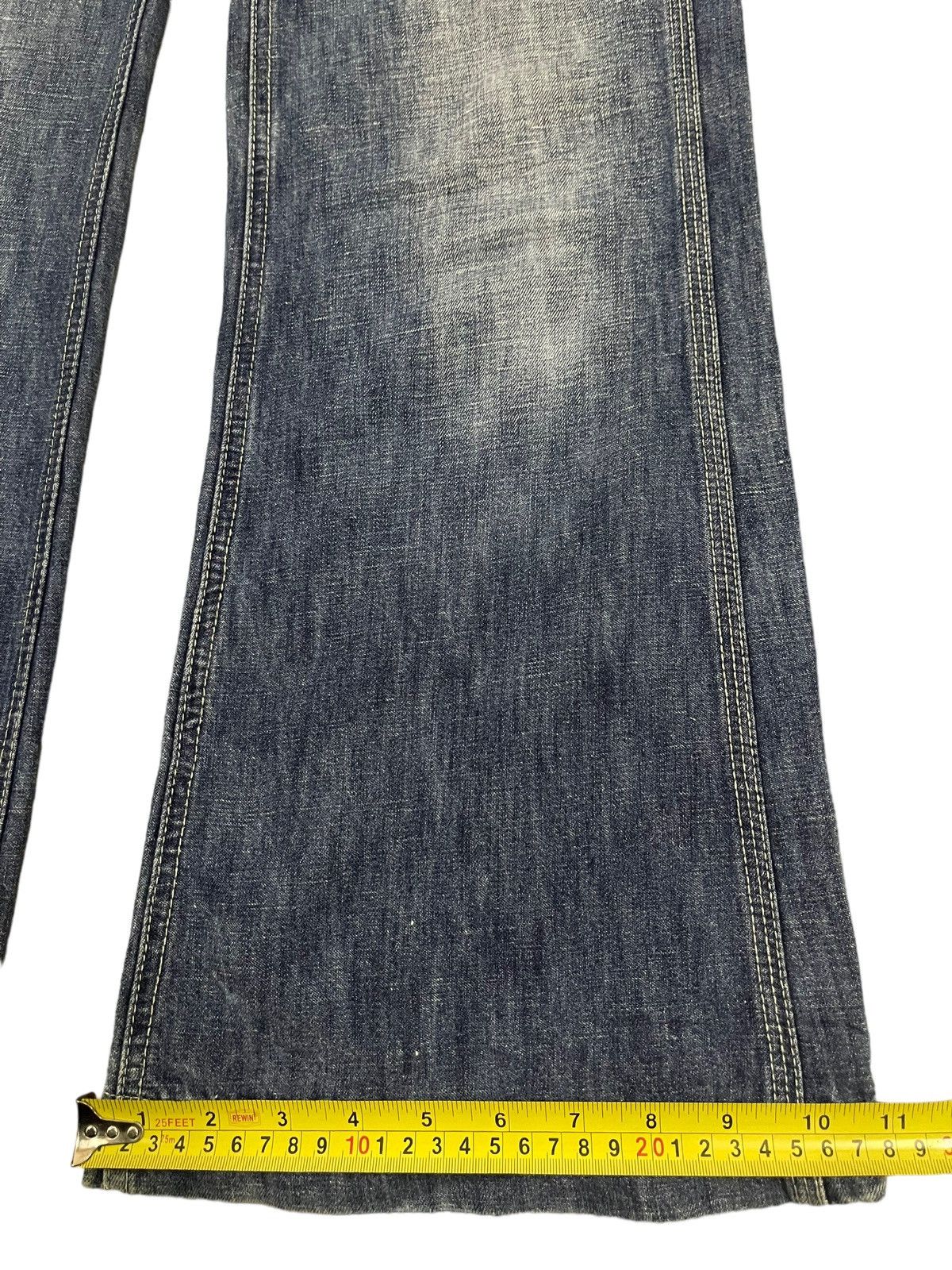 14th Addiction Vintage Japanese Brand Blue Wash Style Baggy Jeans Size US 31 - 13 Thumbnail