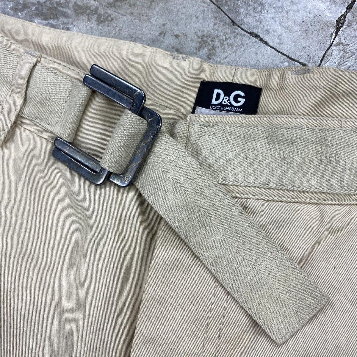 Dolce & Gabbana Side Taped Belted Trousers Size US 34 / EU 50 - 4 Thumbnail