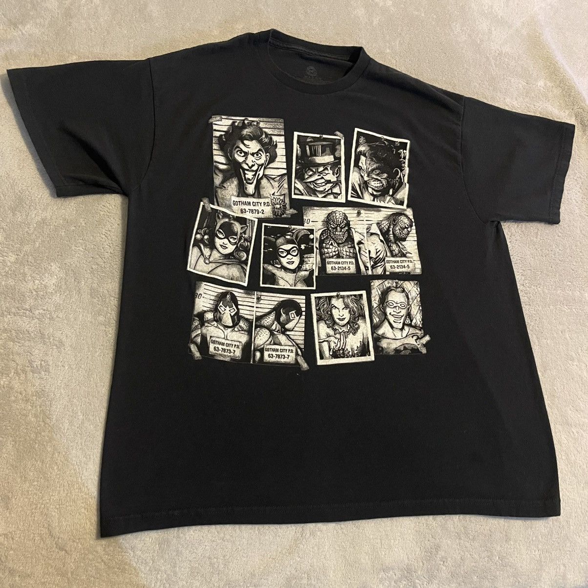 DC Comics DC Comics Shirt Men XL Black Gotham City PD Workout Tee Size US XL / EU 56 / 4 - 1 Thumbnail