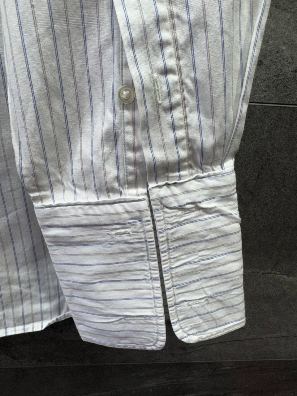 Christian Dior Monsieur Christian Dior Monsieur Vintage Striped Button Up Shirt Size US L / EU 52-54 / 3 - 19 Thumbnail