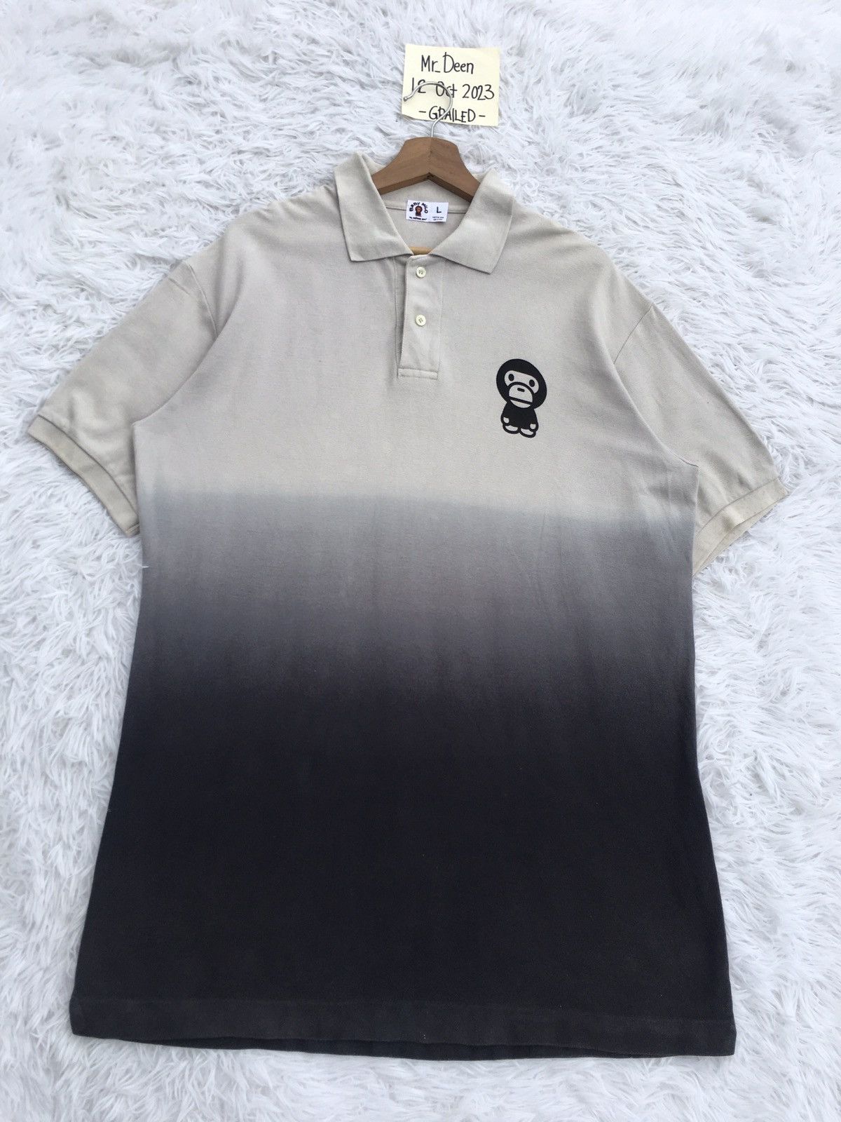 Bape Baby Milo Gradient Polo Size US L / EU 52-54 / 3 - 1 Thumbnail