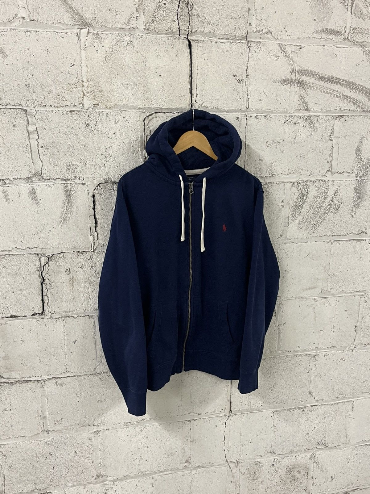 Polo Ralph Lauren Polo Ralph Lauren vintage zip up hoodie thermal lined Size US XL / EU 56 / 4 - 2 Thumbnail
