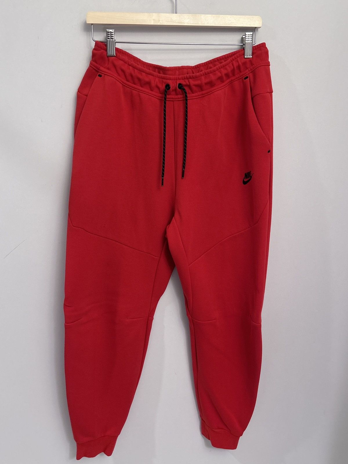 Nike Nike Sportswear Tech Fleece Knit Joggers Sweatpants Red M Size US 32 / EU 48 - 1 Thumbnail