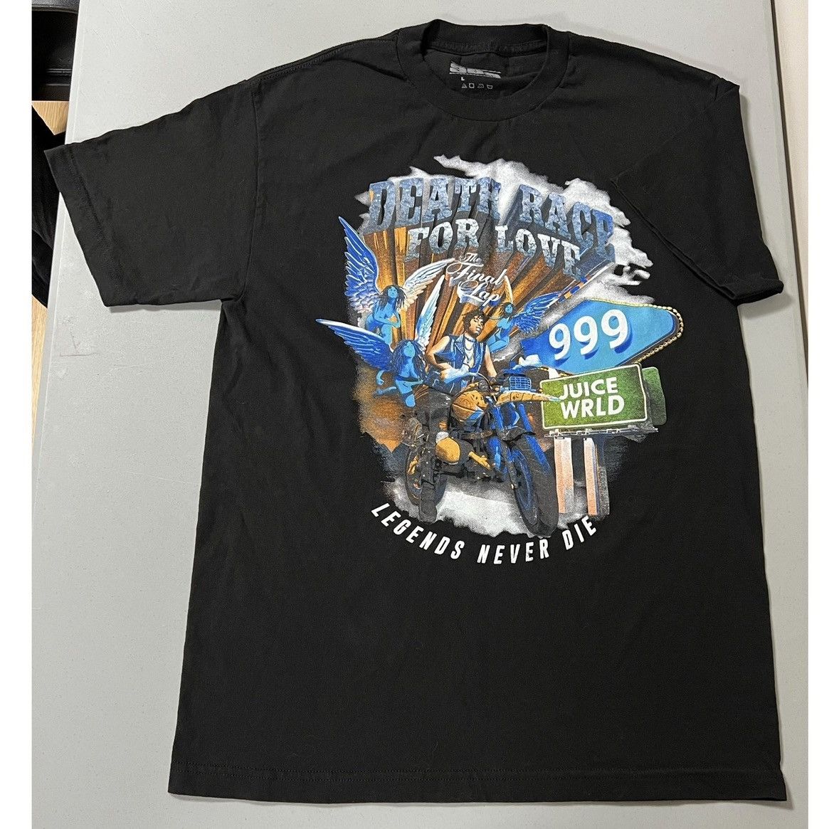Playboi Carti × The Weeknd Juice Wrld Death Race For Love Rapper Band Tee Shirt Size L✨ Size US L / EU 52-54 / 3 - 1 Thumbnail