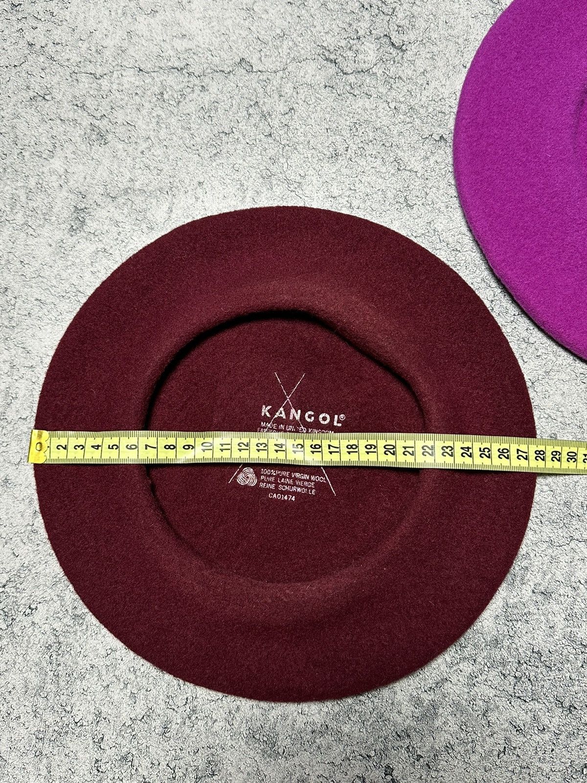 Kangol × Vintage 3x Kangol Vintage Wool Beret Hat Cap Size ONE SIZE - 10 Thumbnail