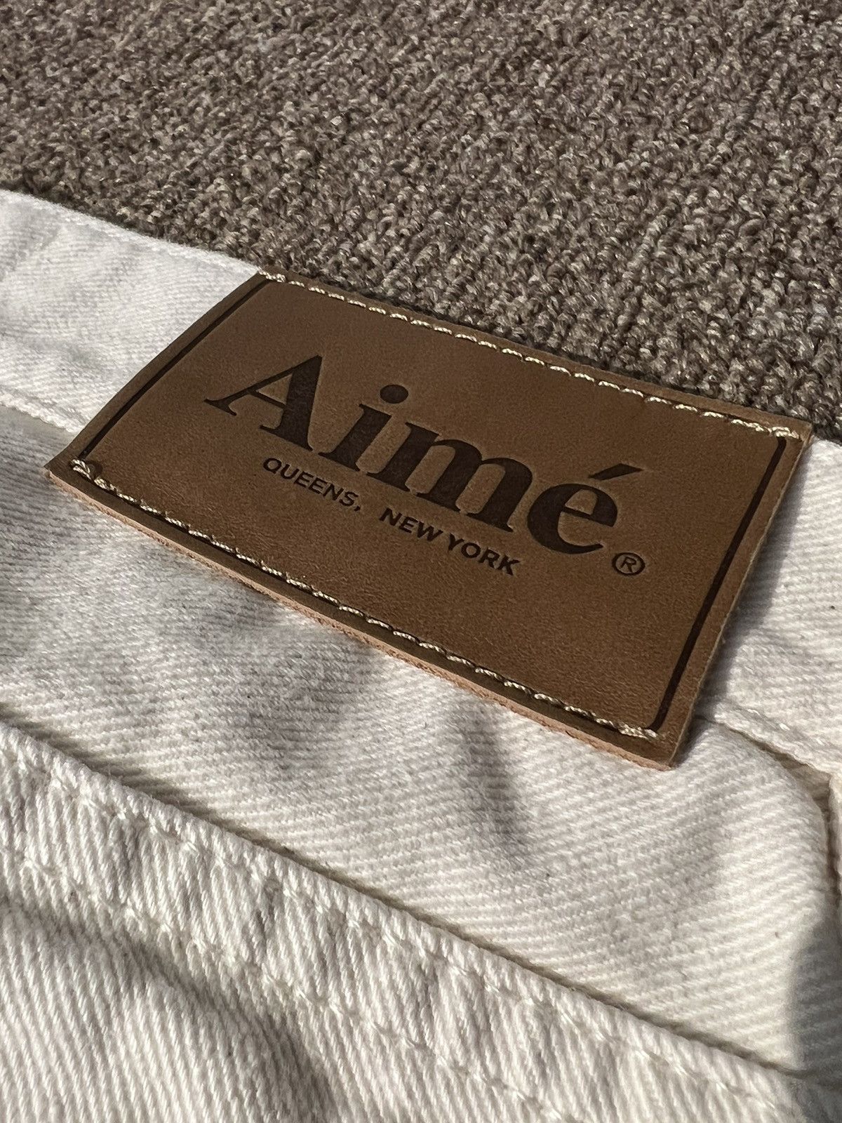 Aime Leon Dore ALD Straight Fit Denim Natural Cream Size US 30 / EU 46 - 3 Thumbnail
