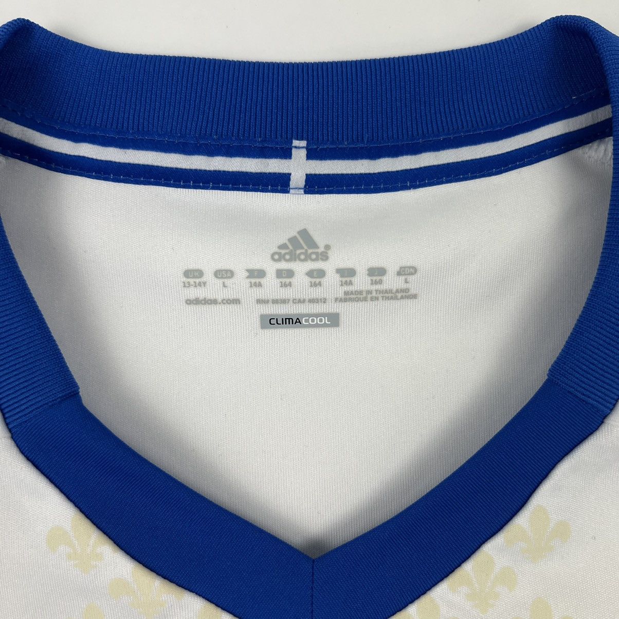 Adidas 2012 Away Jersey Impact Montreal White Size US L / EU 52-54 / 3 - 5 Thumbnail