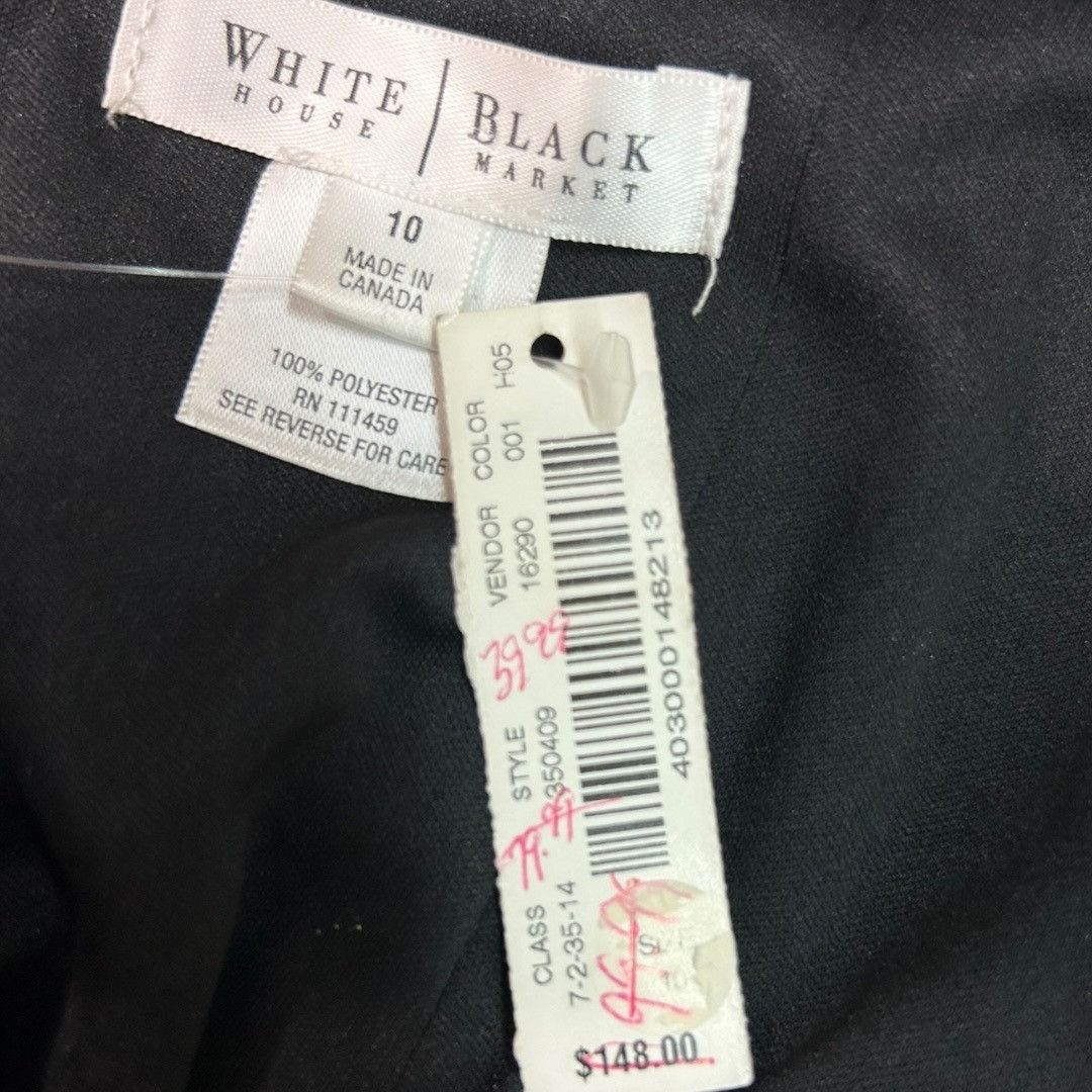 White House Black Market NWT White House Black Market Black Lace Bodice Formal Event Size L / US 10 / IT 46 - 4 Thumbnail