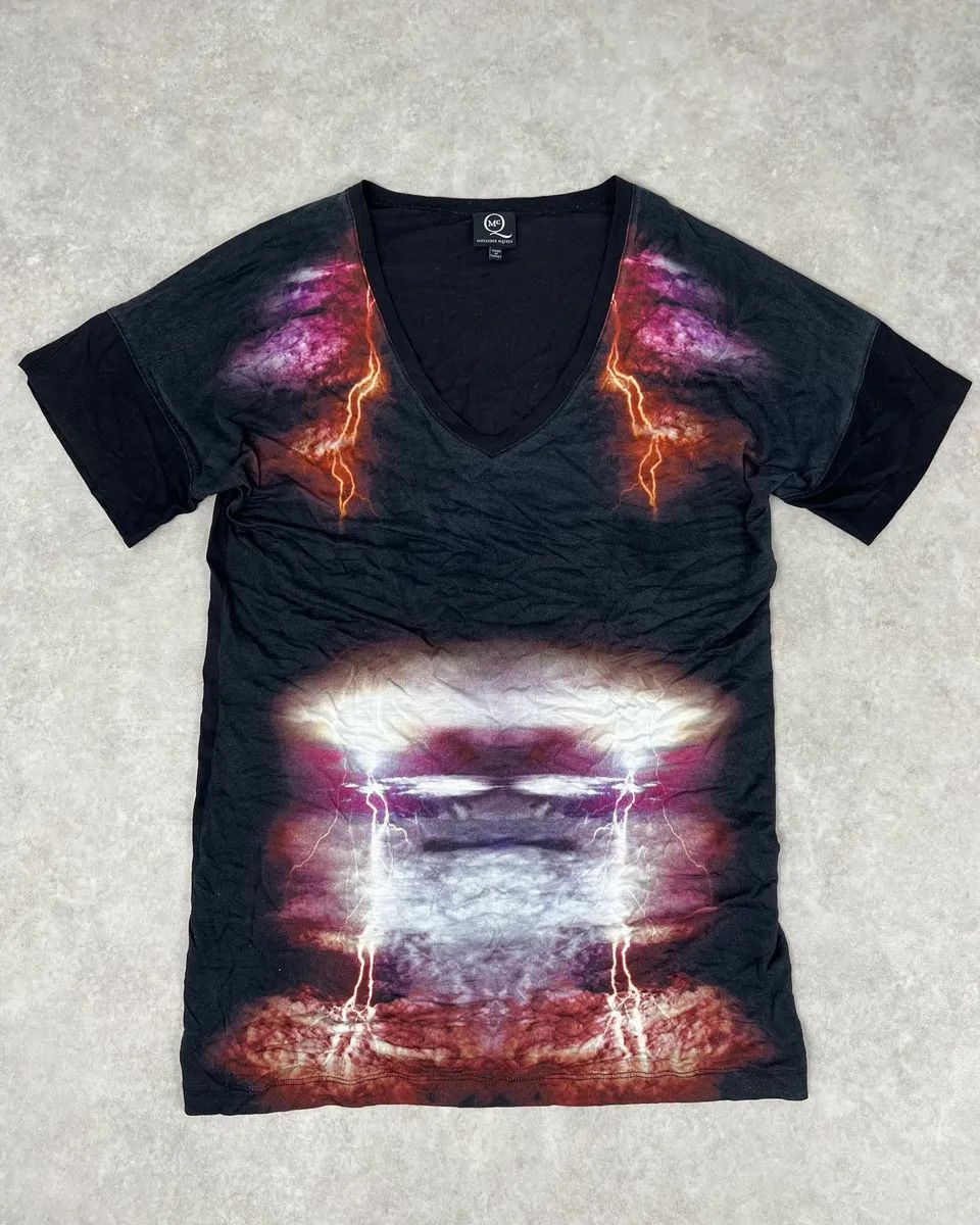 Alexander McQueen SS2012 Alexander McQueen Black Storm Lightning T-Shirt Size US L / EU 52-54 / 3 - 1 Thumbnail