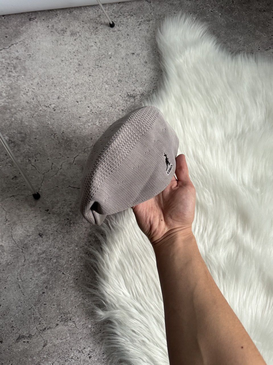 Kangol × Vintage Vintage Kangol Grey Y2K hat flat cap Size ONE SIZE - 2 Thumbnail
