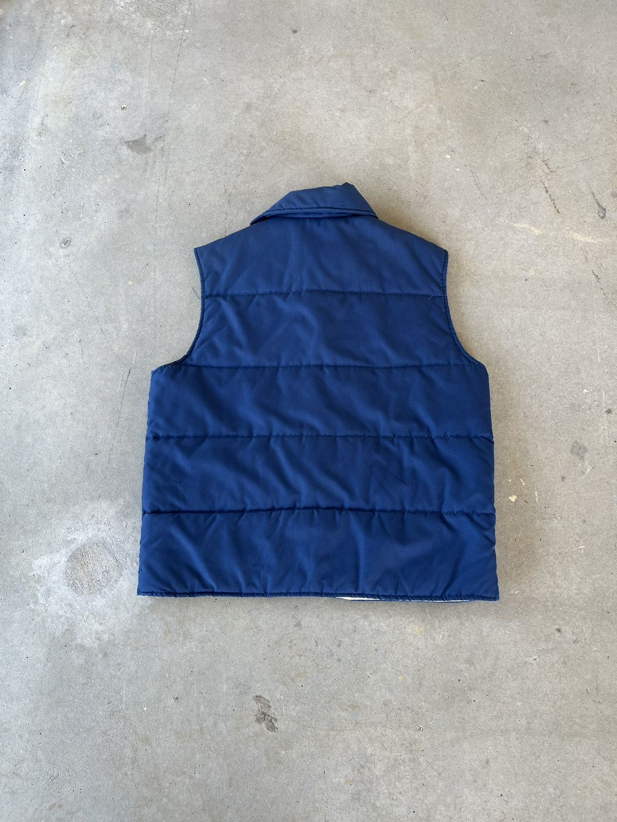 Sears × Vintage Vintage 90’s Blue Puffer Vest Size US L / EU 52-54 / 3 - 2 Thumbnail
