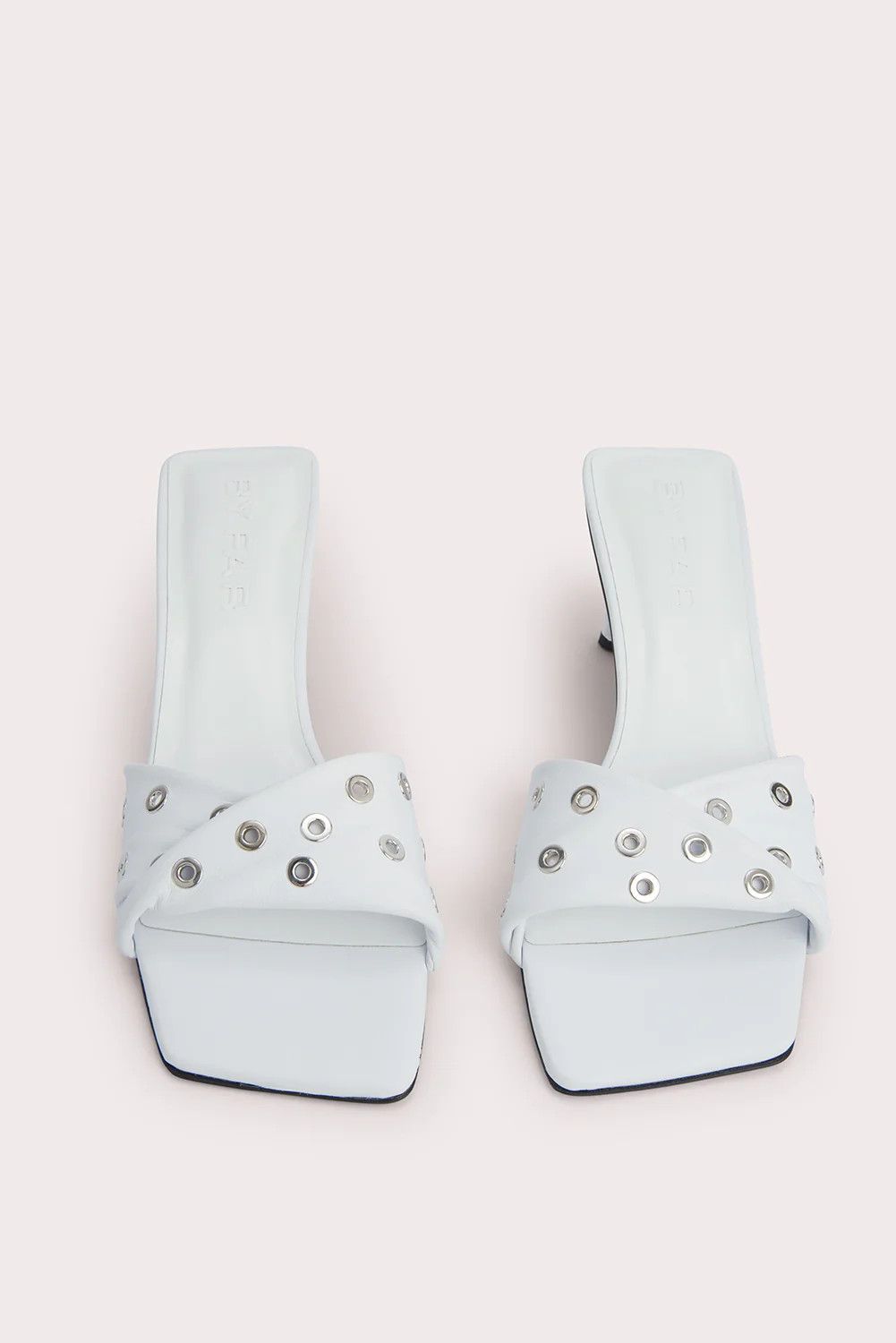 By Far o1mle0824 Rocco Nappa Leather and Eyelets in White Size US 7 / IT 37 - 4 Thumbnail