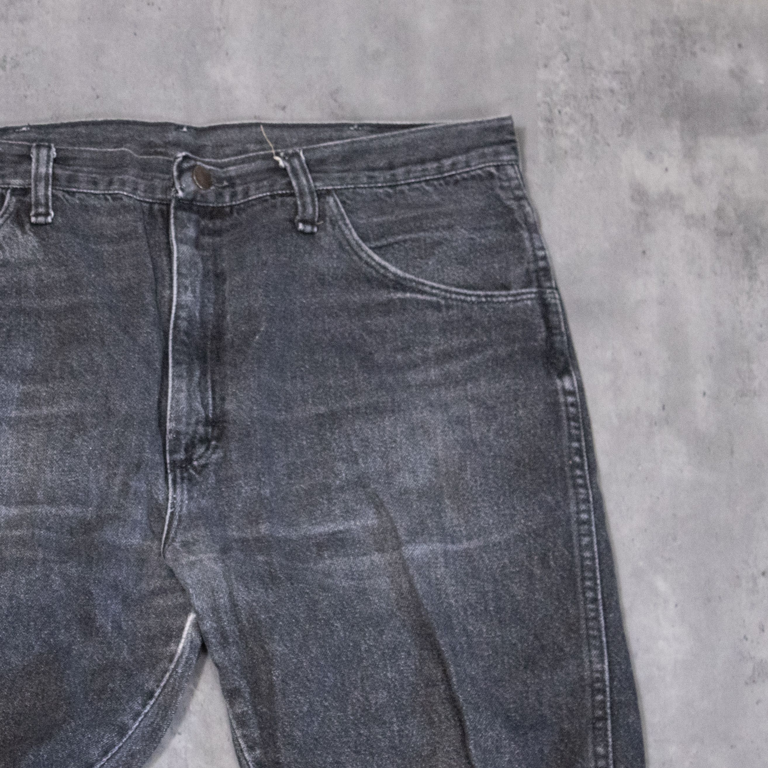 Rustler × Vintage Y2K 2000’s Rustler Faded Black Straight Legged Denim Pants Size US 35 - 8 Thumbnail
