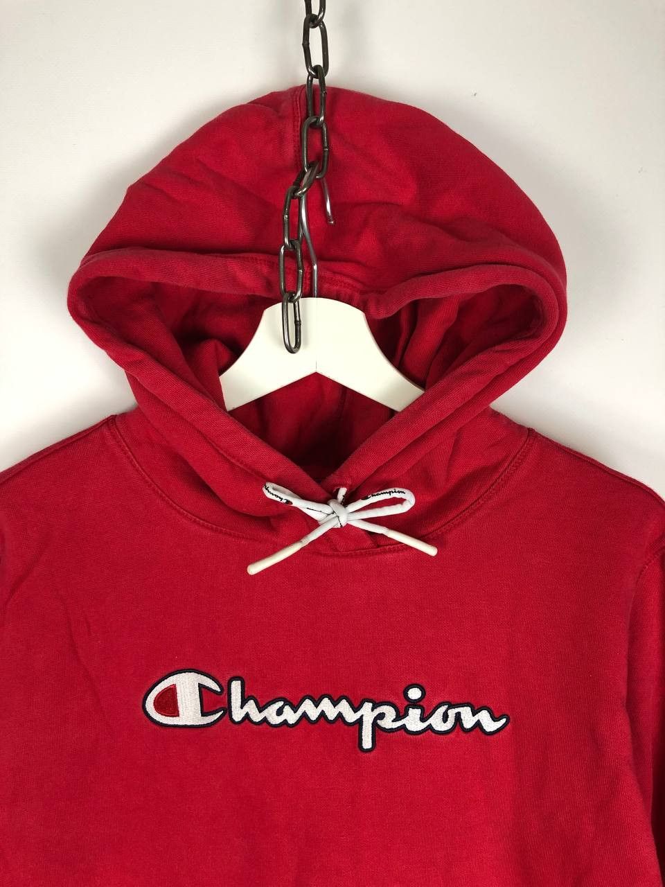 Champion Champion Hoodie Big Center Logo Red size M Size M / US 6-8 / IT 42-44 - 2 Thumbnail