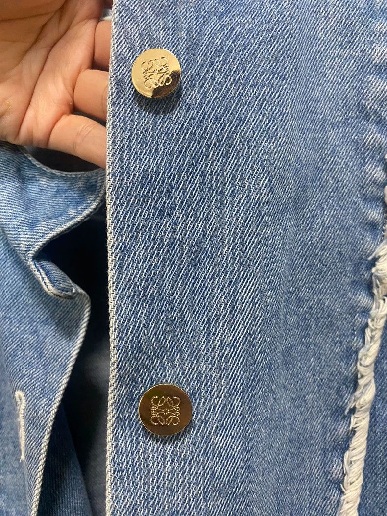 Loewe LOEWE Skewed denim jacket Size S / US 4 / IT 40 - 3 Thumbnail