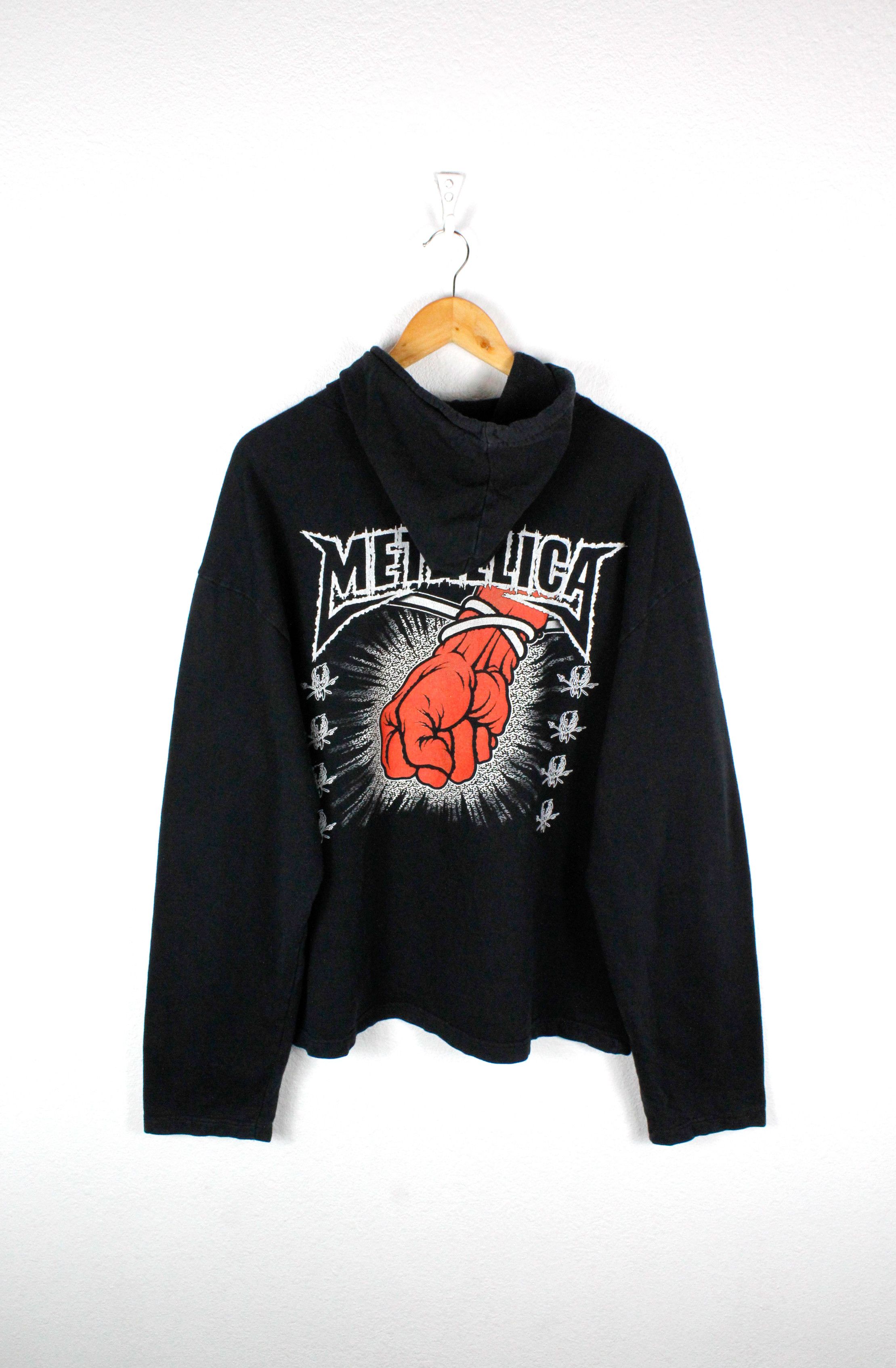 Band Tees × Metallica × Vintage Vintage Metallica St.Anger Reversible Graphic Print Hoodie Size US L / EU 52-54 / 3 - 5 Thumbnail