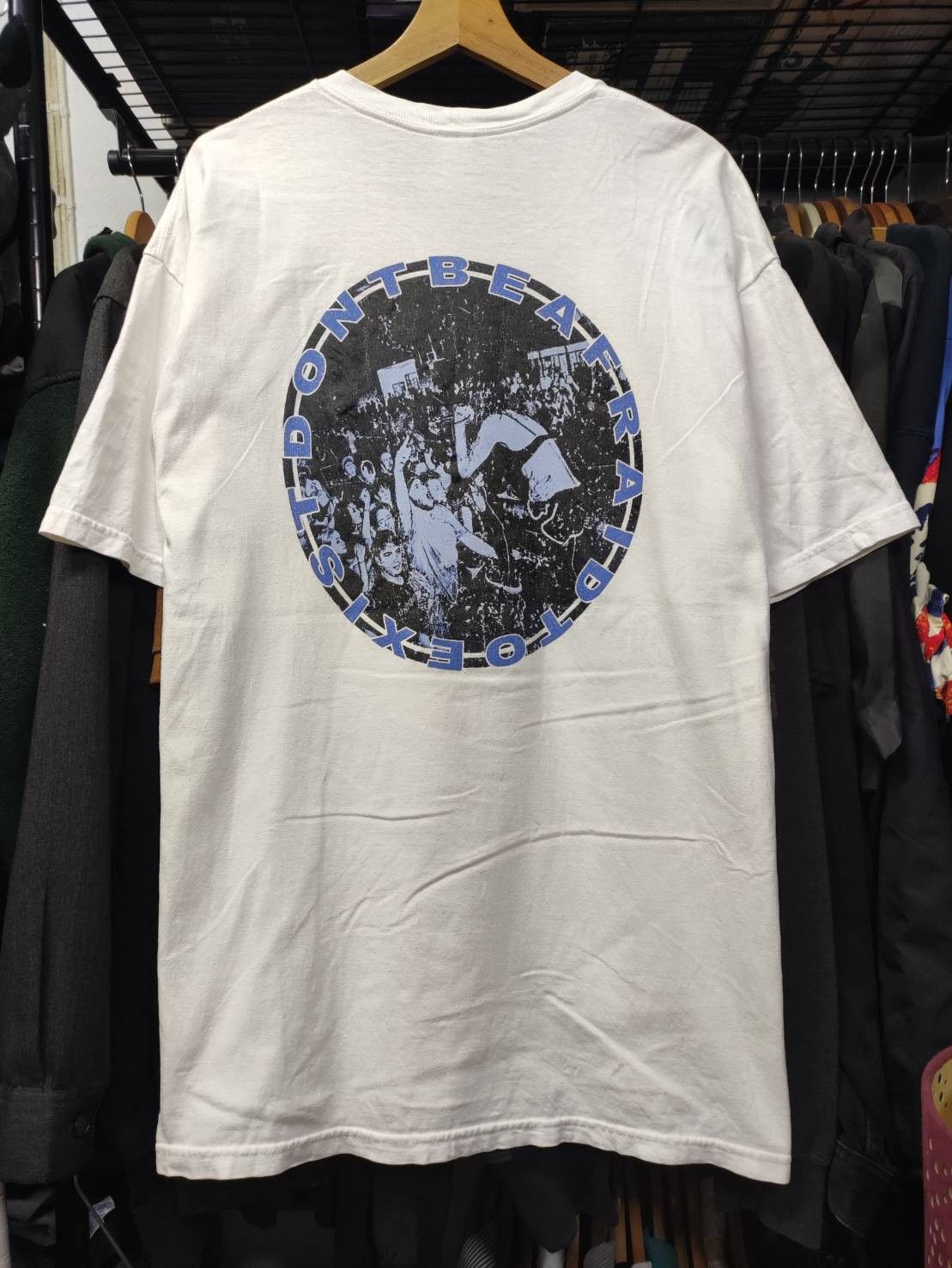 Band Tees SeeYouSpaceCowboy Band " Don’t be afraid to exist " Single Size US XL / EU 56 / 4 - 6 Thumbnail