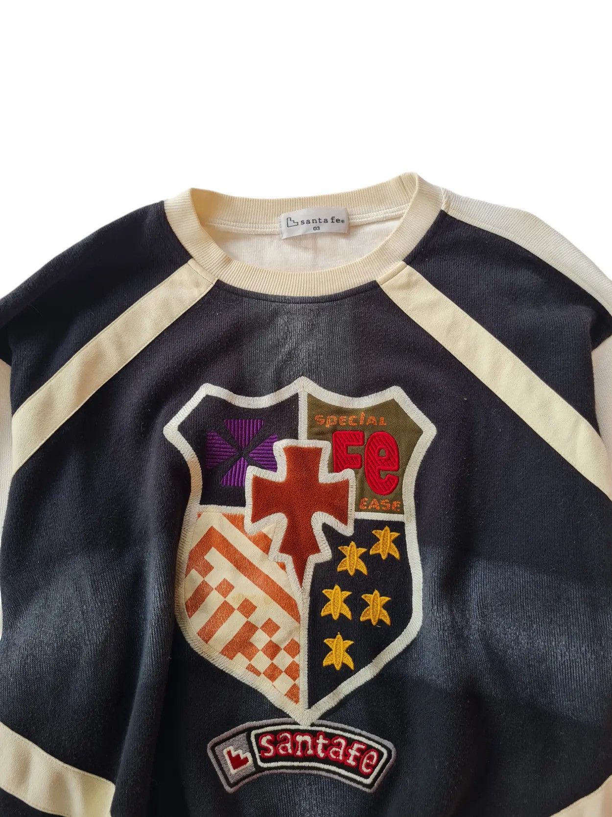 Vintage Vintage Santa Fe Sweatshirt Big Logo Size US L / EU 52-54 / 3 - 3 Thumbnail
