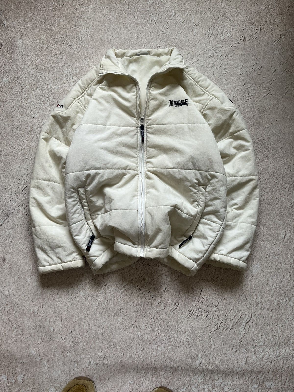 Lonsdale Lonsdale London Puffer Jacket – Cream White Size US L / EU 52-54 / 3 - 2 Thumbnail