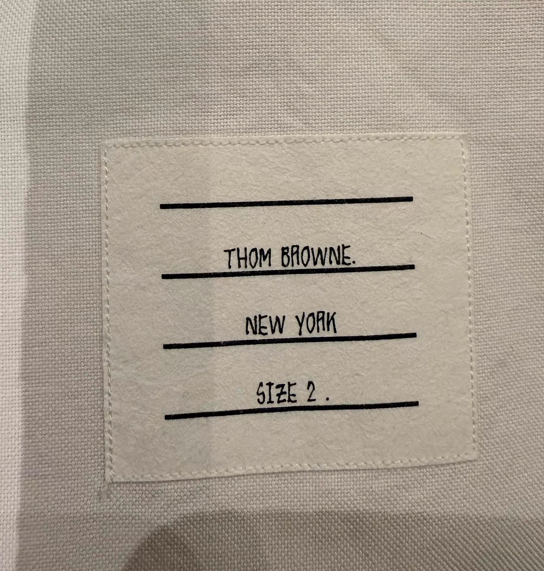 Thom Browne Thom Browne Double Stripe Oxford Shirt S2 NWOT Size US M / EU 48-50 / 2 - 4 Thumbnail