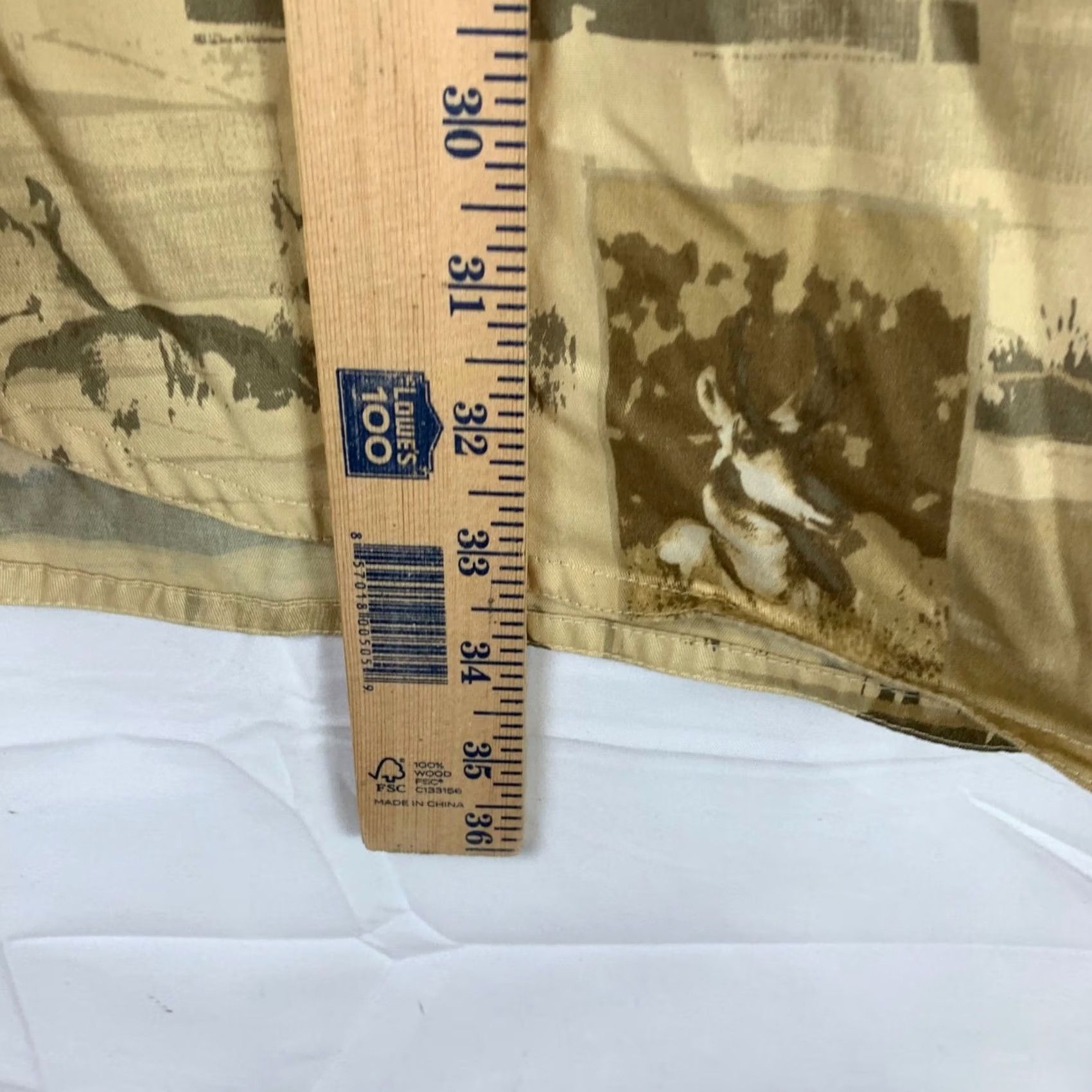 Vintage Columbia River Lodge Shirt Mens XL Tan Prairie Goat Print HM7106-115 Size US XL / EU 56 / 4 - 4 Thumbnail