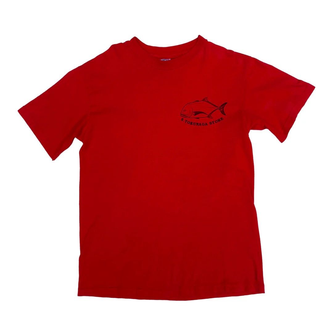 Hanes Hawaii Fish Vocabulary 1980 80s Vintage USA Made T-Shirt Size US S / EU 44-46 / 1 - 2 Thumbnail