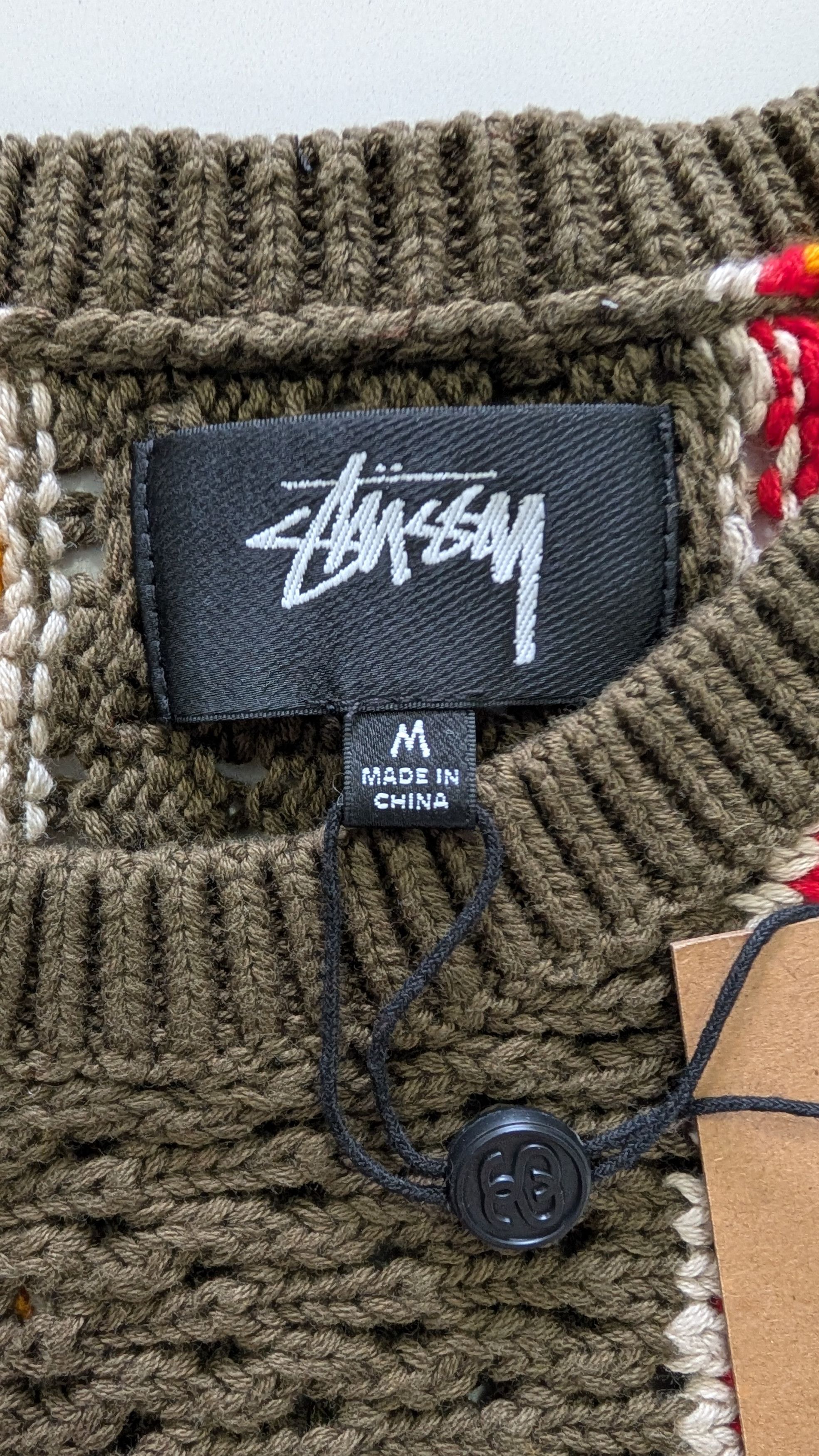 Patta × Stussy STUSSY x PATTA Loose Gauge Stripe Pullover Medum Size US M / EU 48-50 / 2 - 4 Thumbnail
