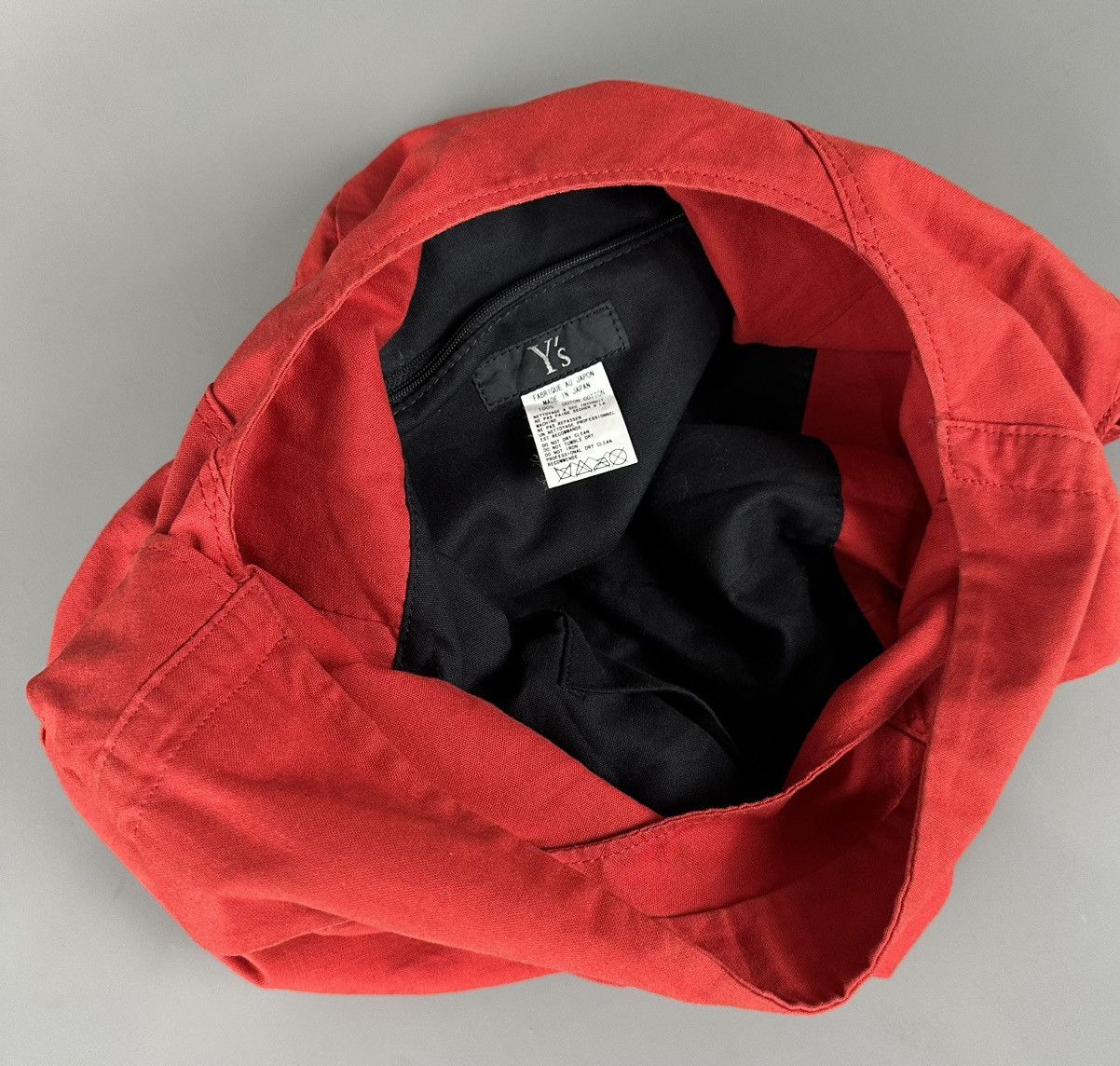 Yohji Yamamoto Y’s - Yohji Yamamoto Large Japanese Canvass Shoulder Tote Size ONE SIZE - 6 Thumbnail