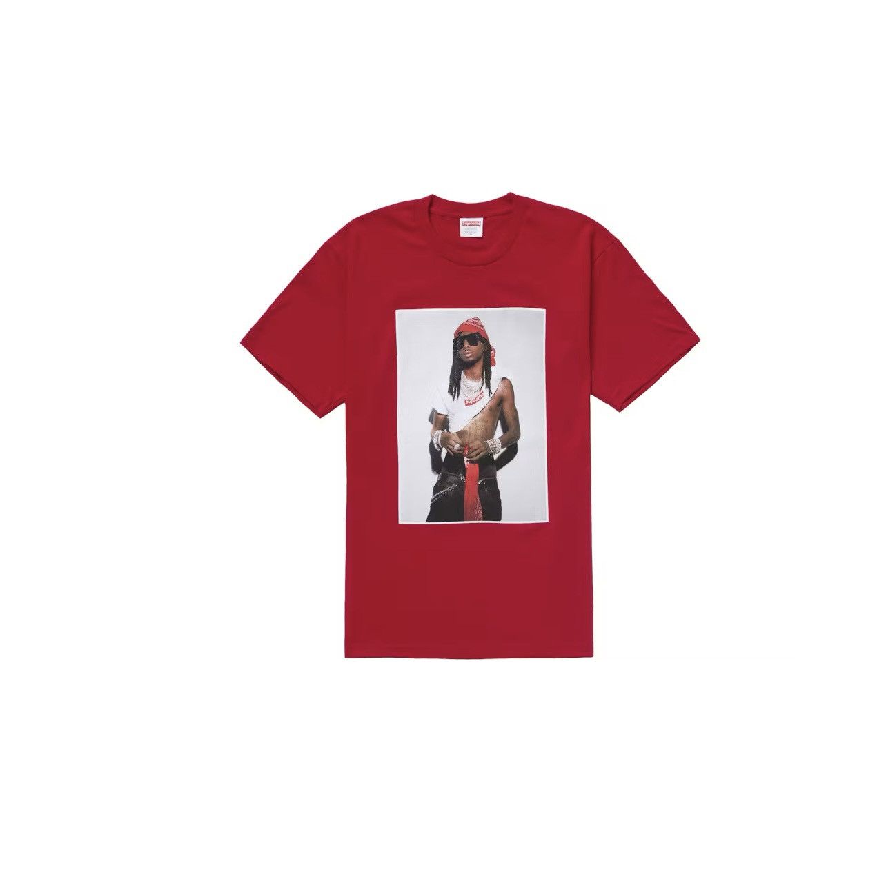 In Hand Supreme Playboi Carti Photo Tee Red Size XXL