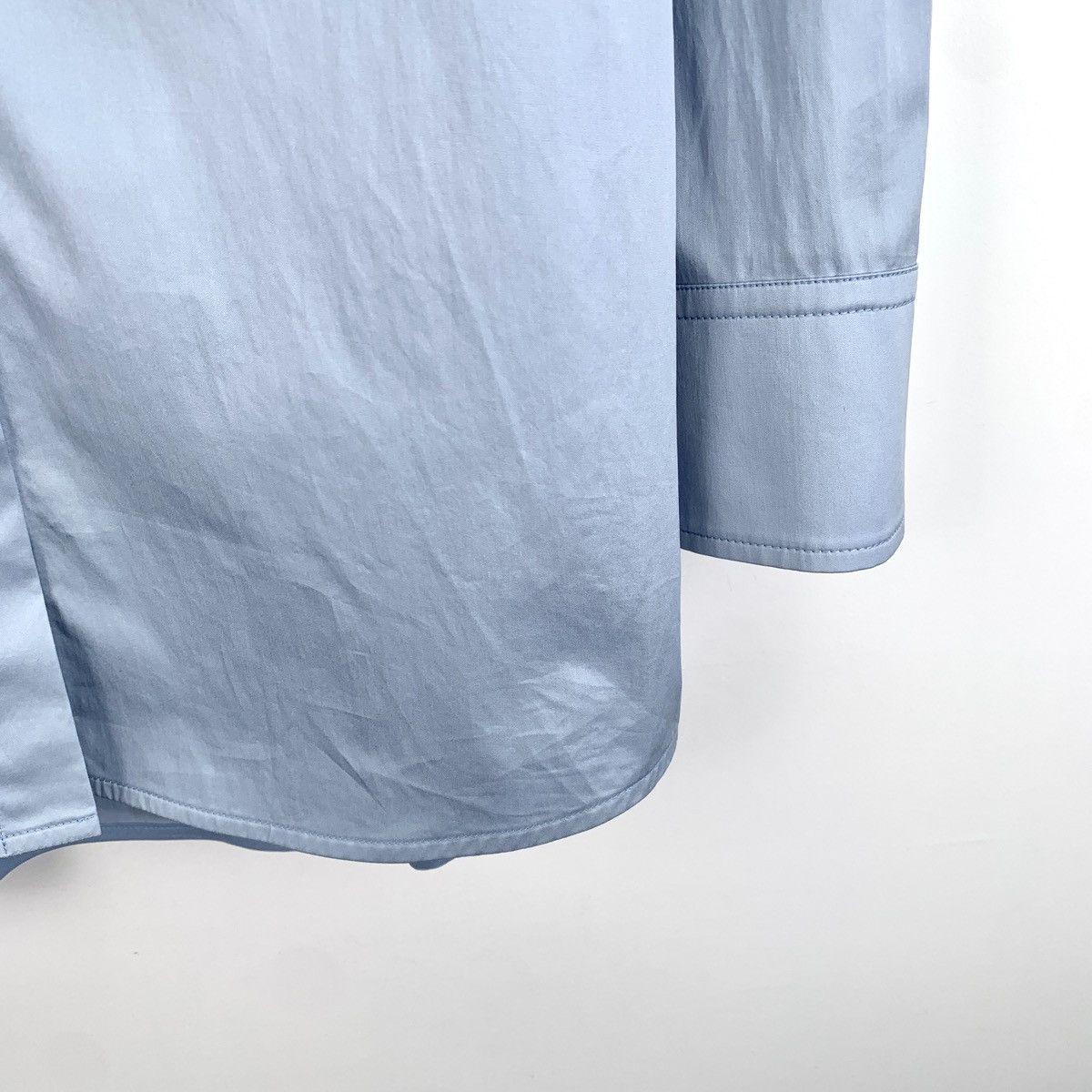 Louis Vuitton Louis Vuitton 24 Style Blue Cotton Long Sleeve Shirt K26WX Size US S / EU 44-46 / 1 - 4 Thumbnail