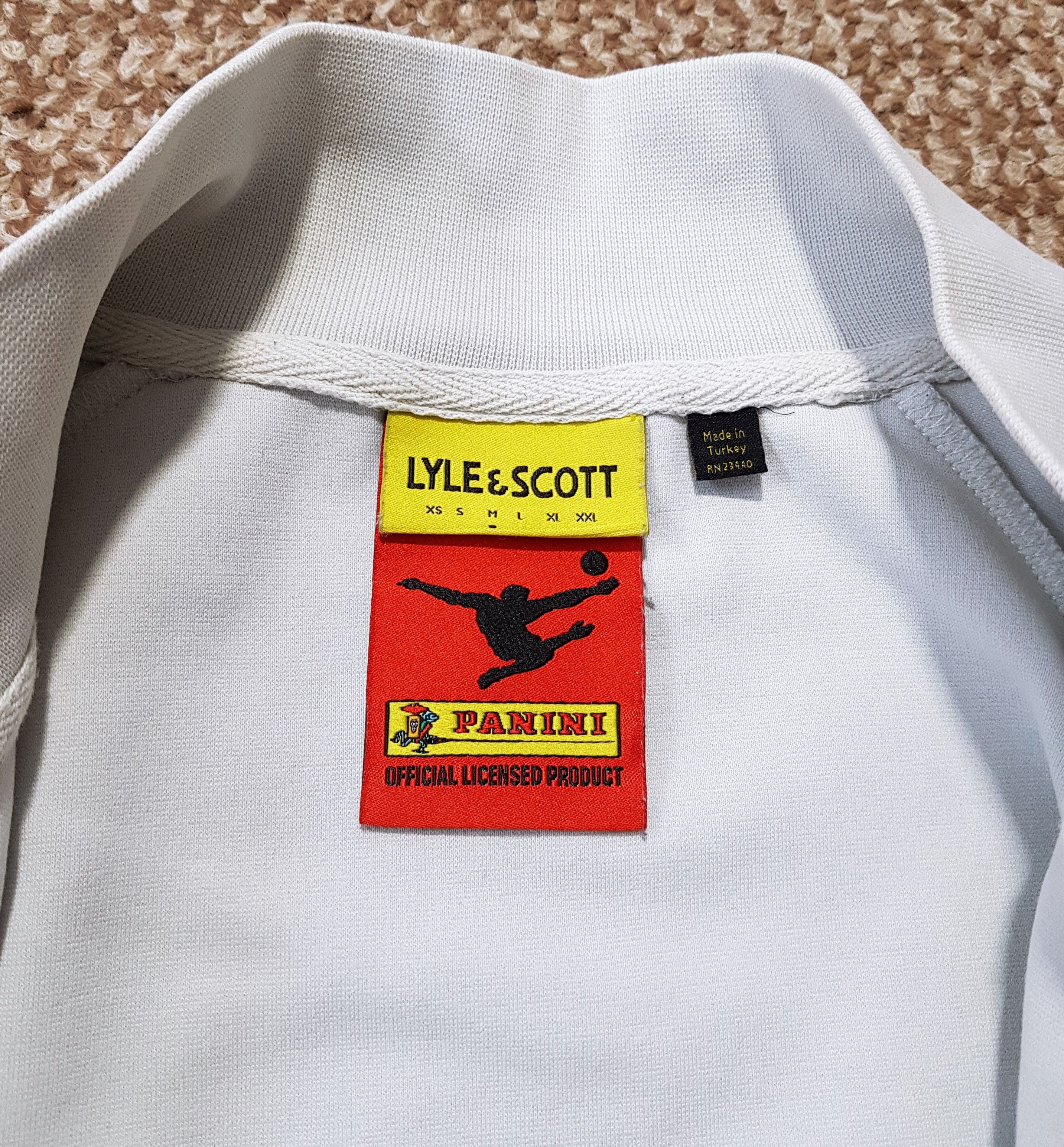 Lyle & Scott RARE Lyle & Scott x Panini Patched Track Top Full Zip Jacket Size US M / EU 48-50 / 2 - 13 Thumbnail
