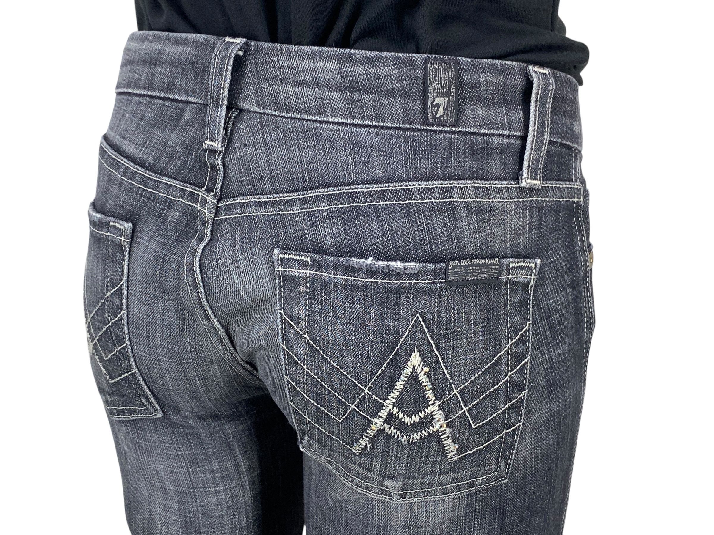7 For All Mankind × Japanese Brand 7 for all mankind Flare Jeans Size 25" / US 0 / IT 36 - 6 Thumbnail