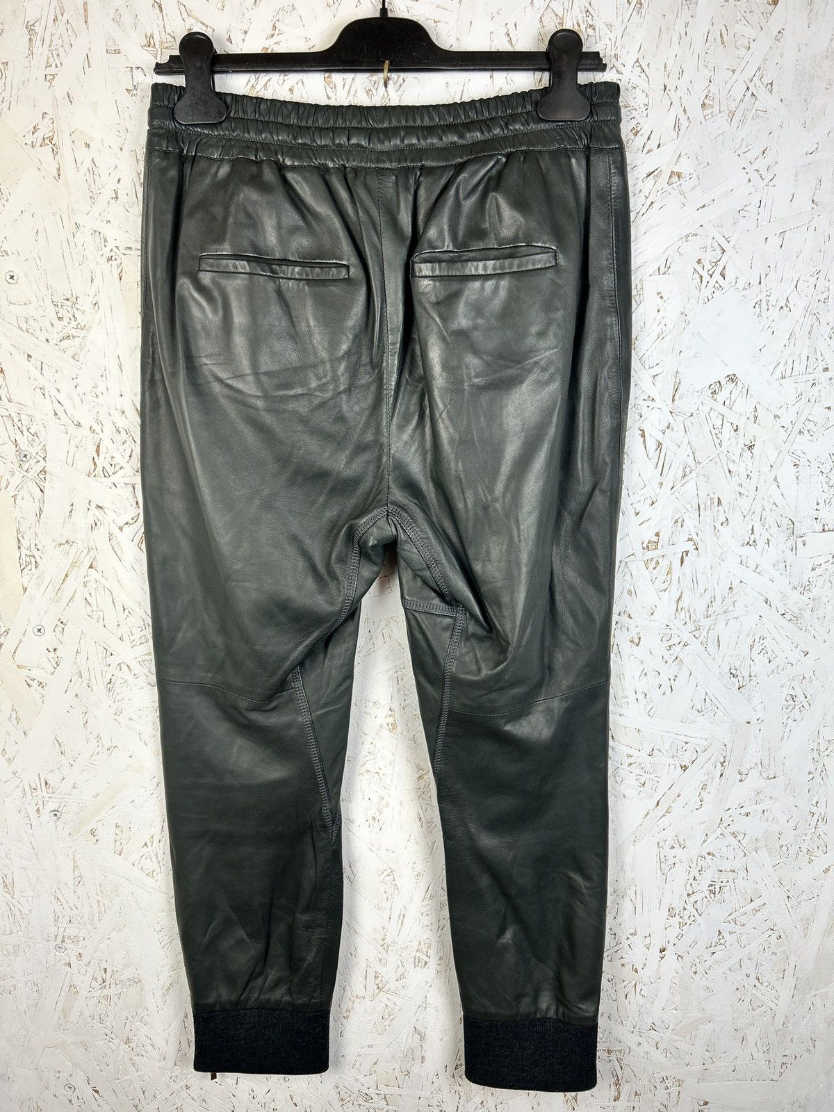 Brunello Cucinelli Brunello Cucinelli Leather Trousers Pants Size 40 Size 27" / US 4 / IT 40 - 5 Thumbnail