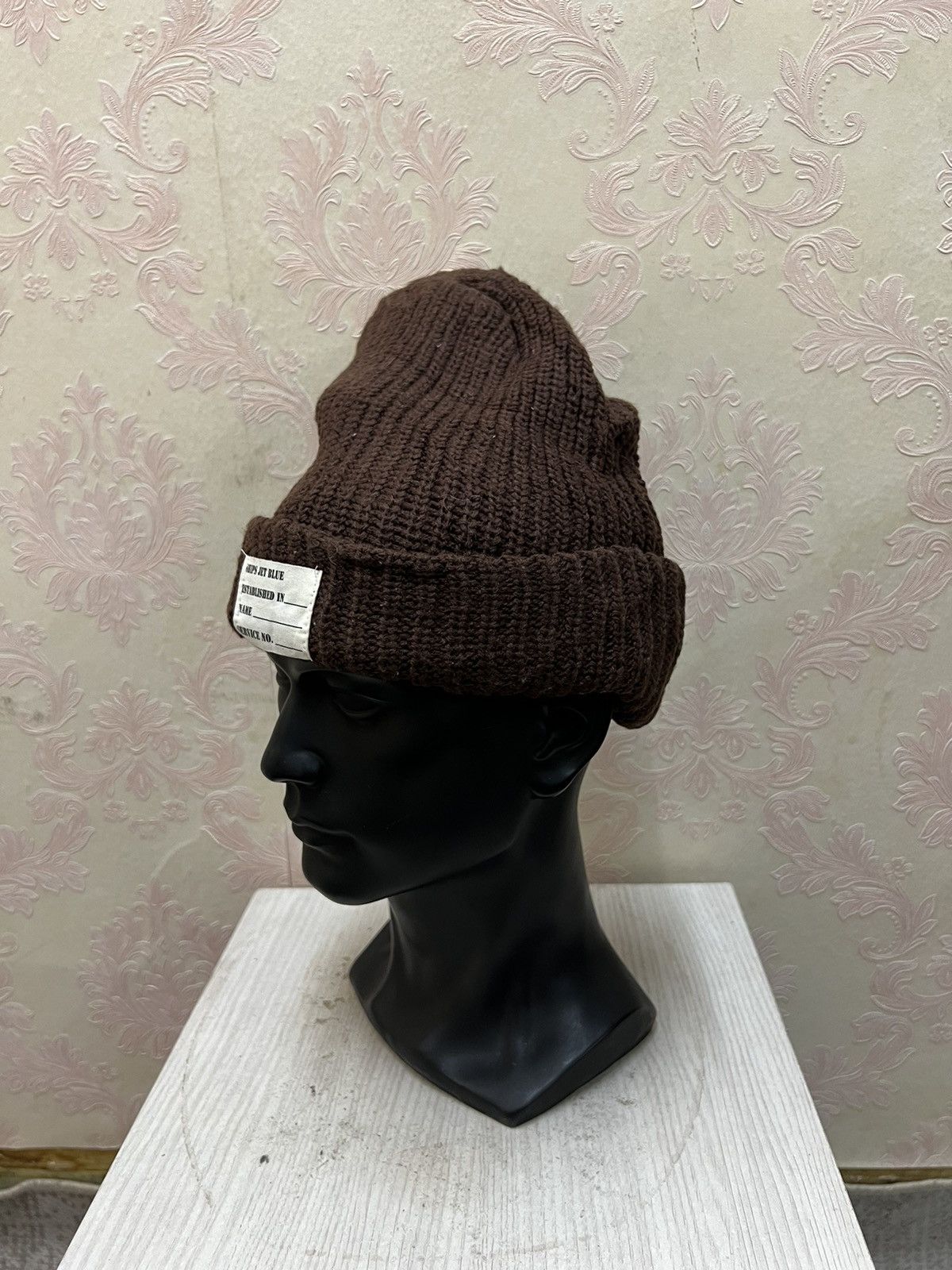 Japanese Brand × Ships Jet Blue Japanese Brand Ships Jet Blue Crochet Beanie Hats Size ONE SIZE - 3 Thumbnail