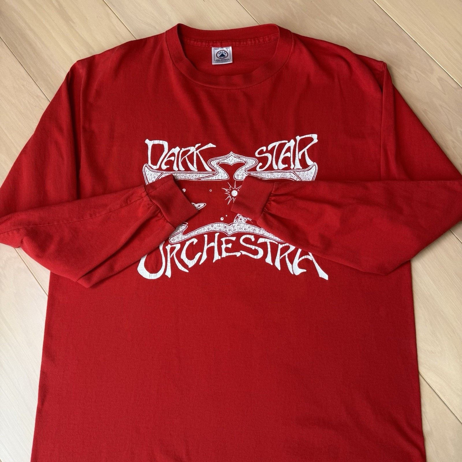 Vintage Vintage Dark Star Orchestra Shirt Large Red 90s Music LS Size US L / EU 52-54 / 3 - 5 Thumbnail