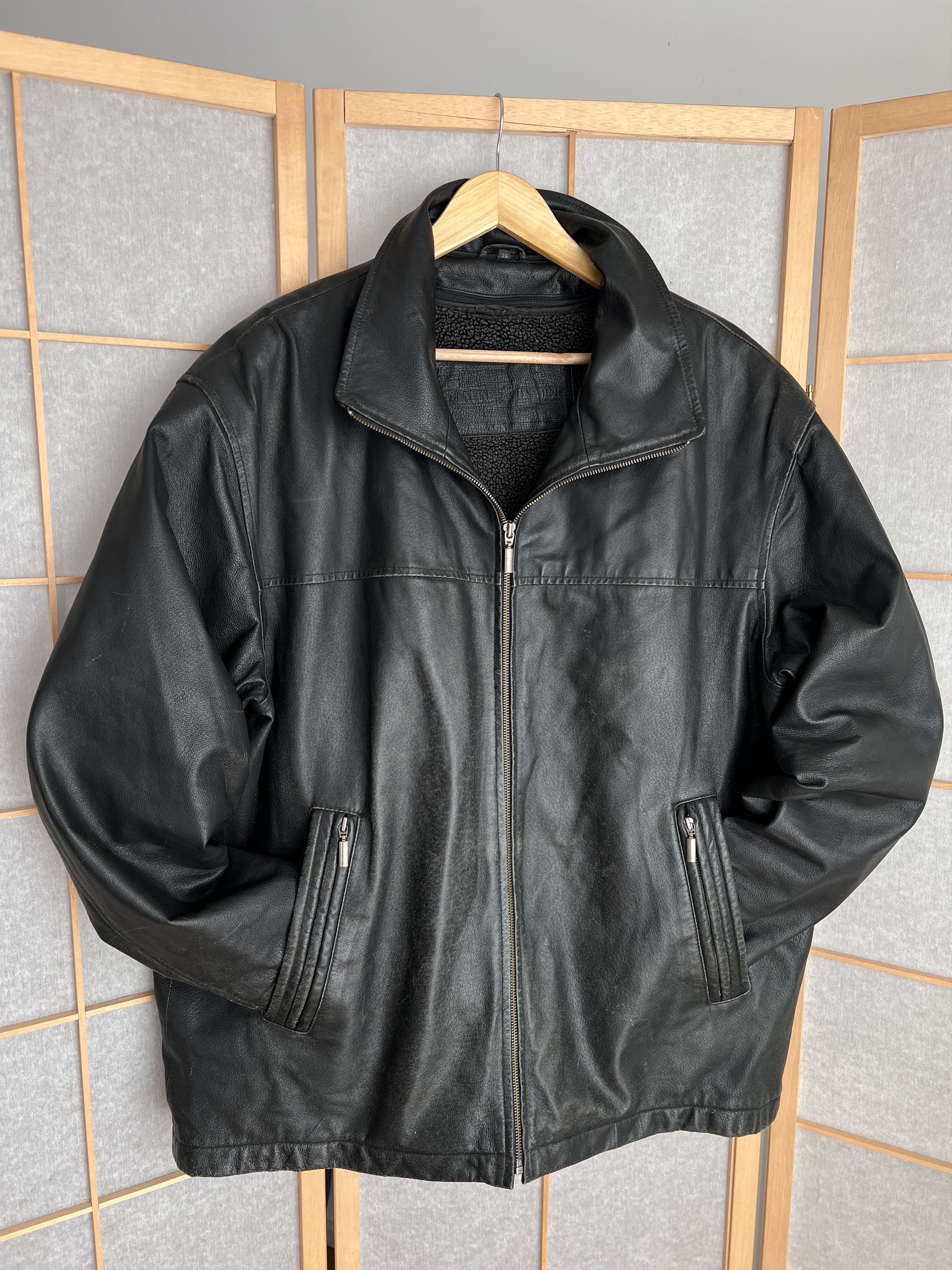 Hysteric Glamour 90s real leather jacket coat boxy fit y2k avant garde opium Size US XL / EU 56 / 4 - 6 Thumbnail