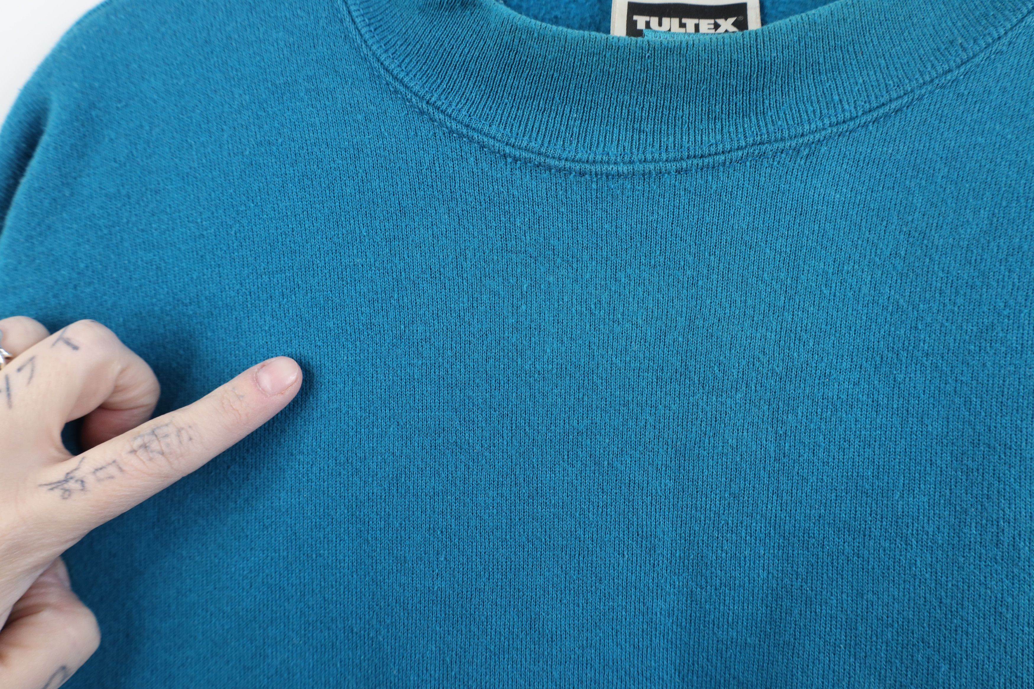 Vintage Vintage 90s Streetwear Crewneck Sweatshirt Blue USA Size US L / EU 52-54 / 3 - 7 Thumbnail