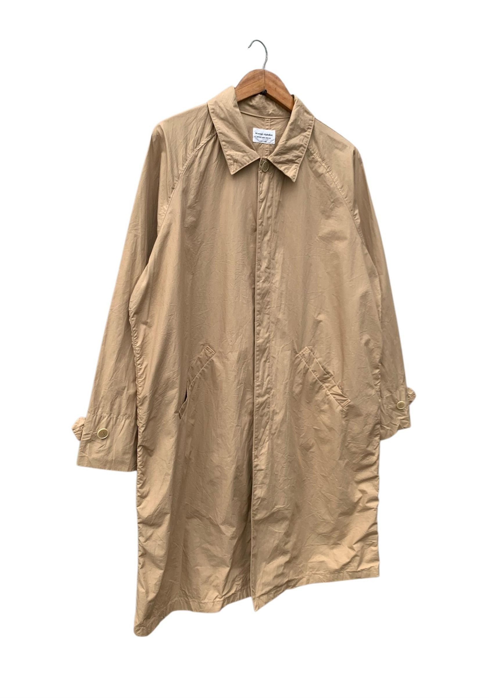 Japanese Brand × Manual Alphabet Vintage Manual Alphabet Trench Coat Jacket Size L / US 10 / IT 46 - 3 Thumbnail