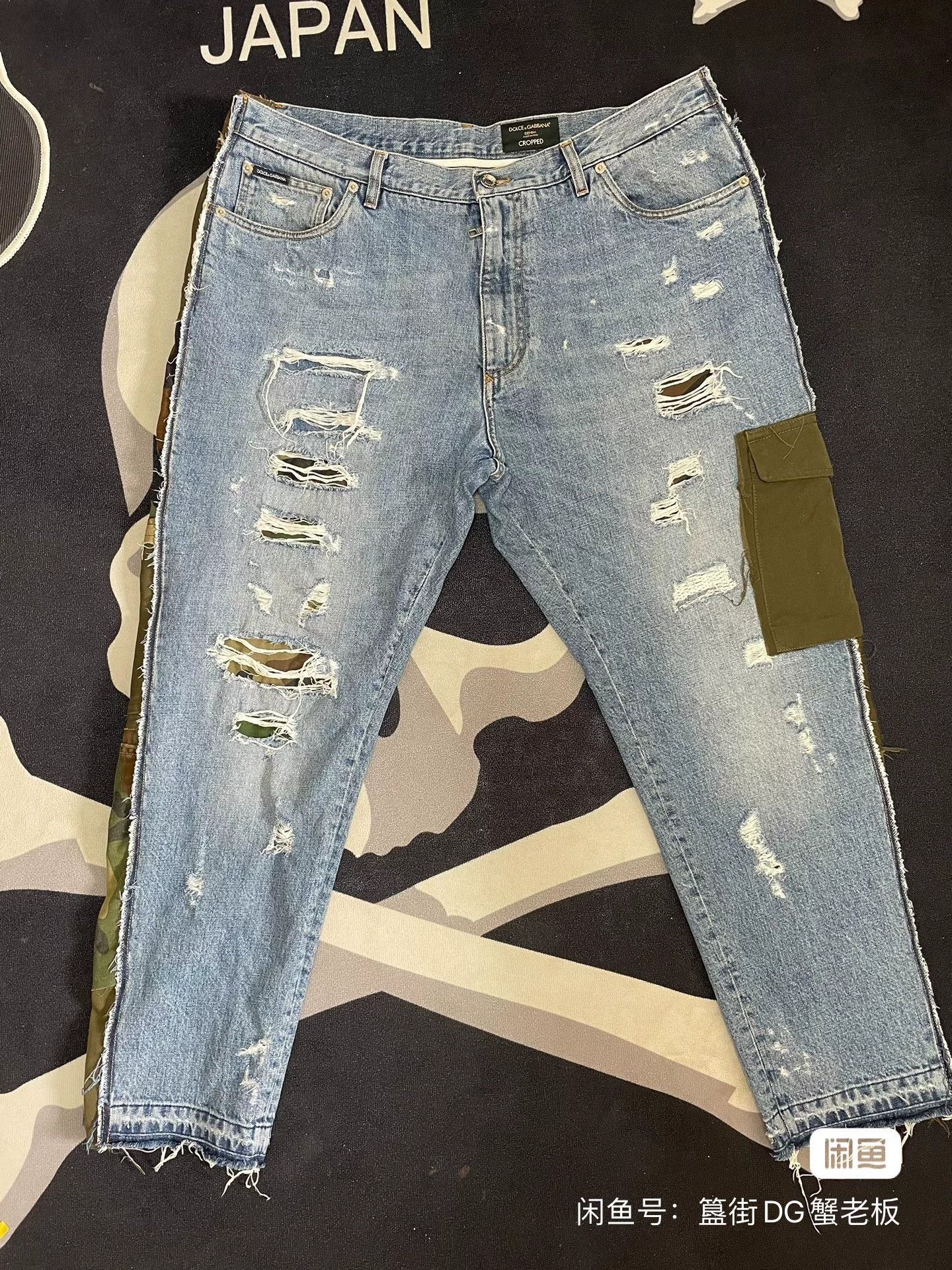 Dolce & Gabbana DG Casual Cargo Denim Pants Size US 36 / EU 52 - 1 Thumbnail