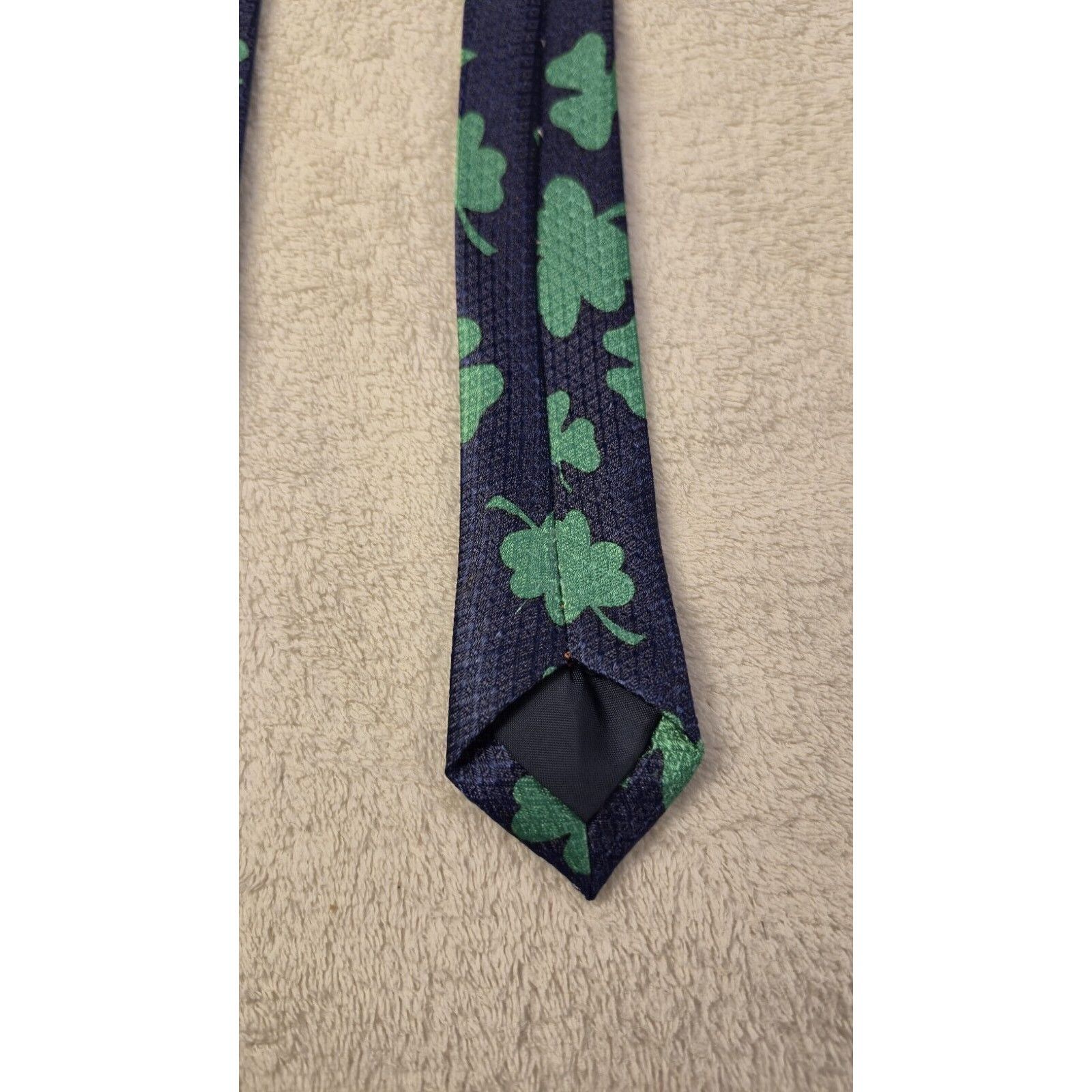 & Other Stories Dino Romano Mens Green St Patricks Day Party Necktie 59x4 Size ONE SIZE - 5 Thumbnail