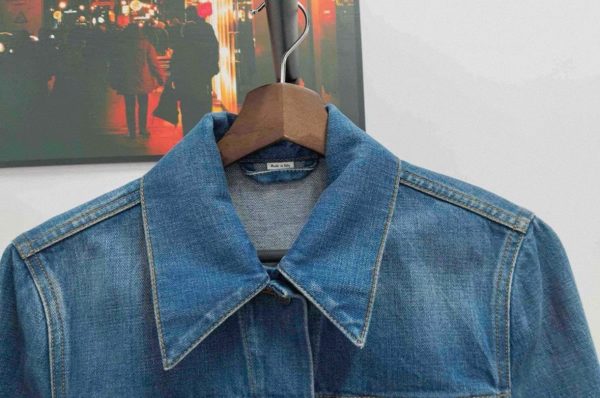 Gucci Gucci Denim jacket Size US XXS / EU 40 - 4 Thumbnail