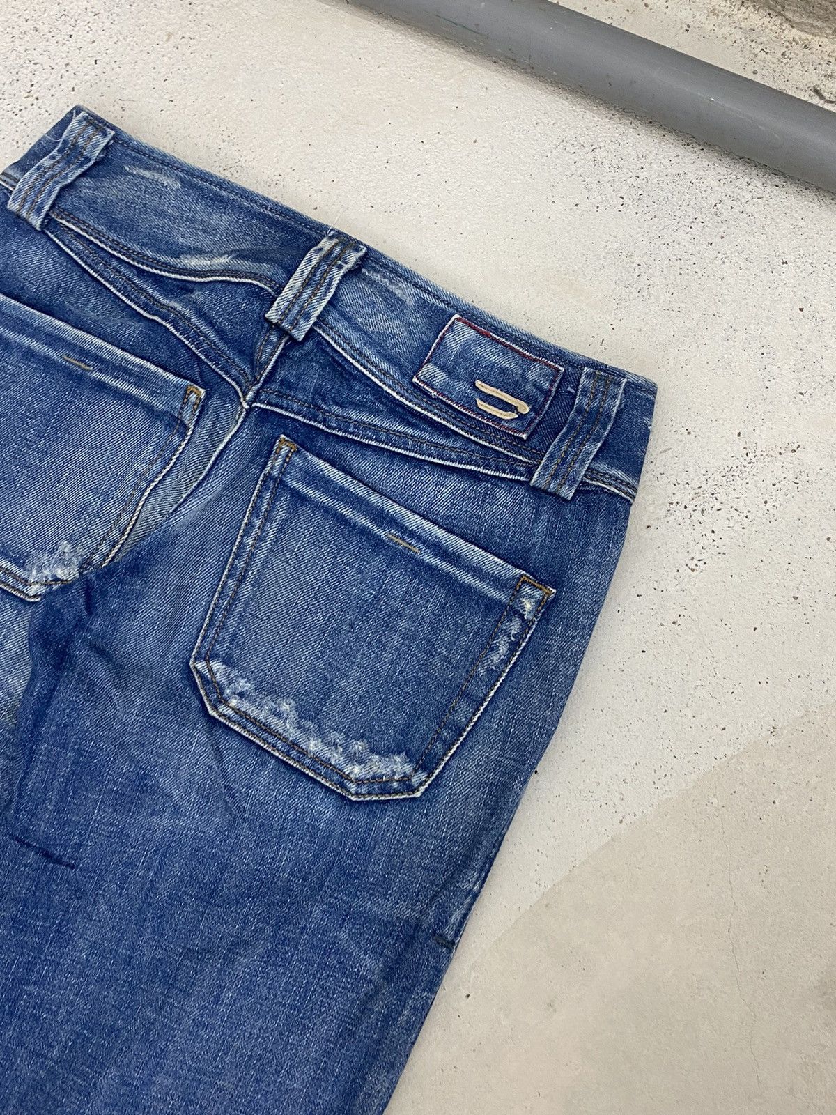 Diesel × JNCO Diesel Italy Designer Style Baggy Loose Fit Low Rise Size US 27 - 14 Thumbnail