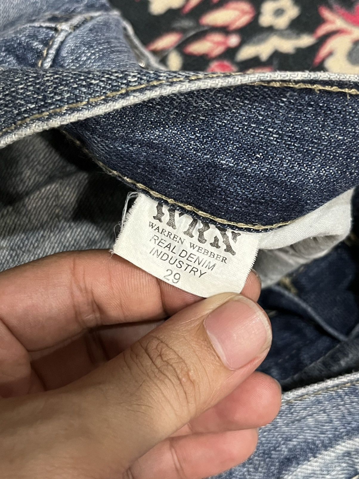 Who Decides War Warren Webber Studded Pocket Antelope Patches Blue Jeans Size US 28 / EU 44 - 19 Thumbnail